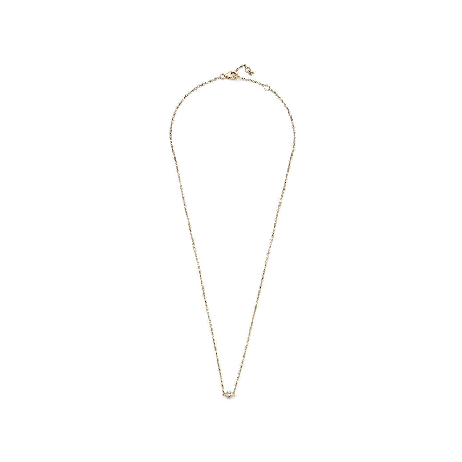 14kt Diamond Dot Necklace — фото 2