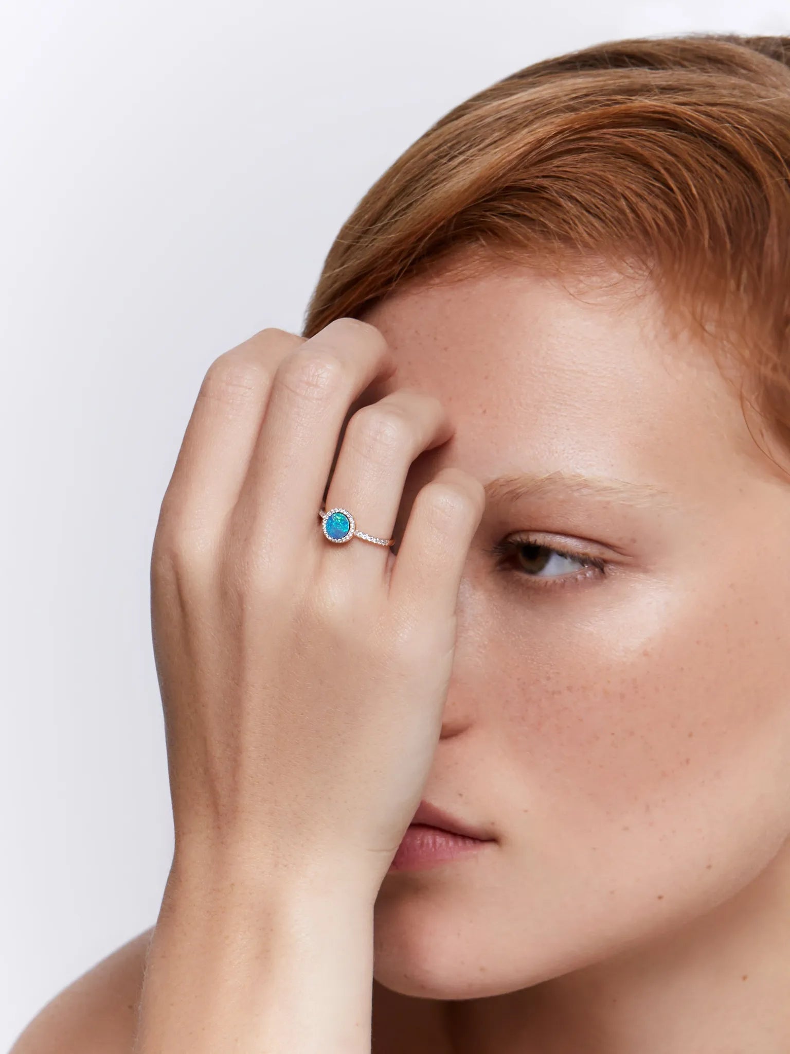 14kt Opal and Diamond Ring — фото 3
