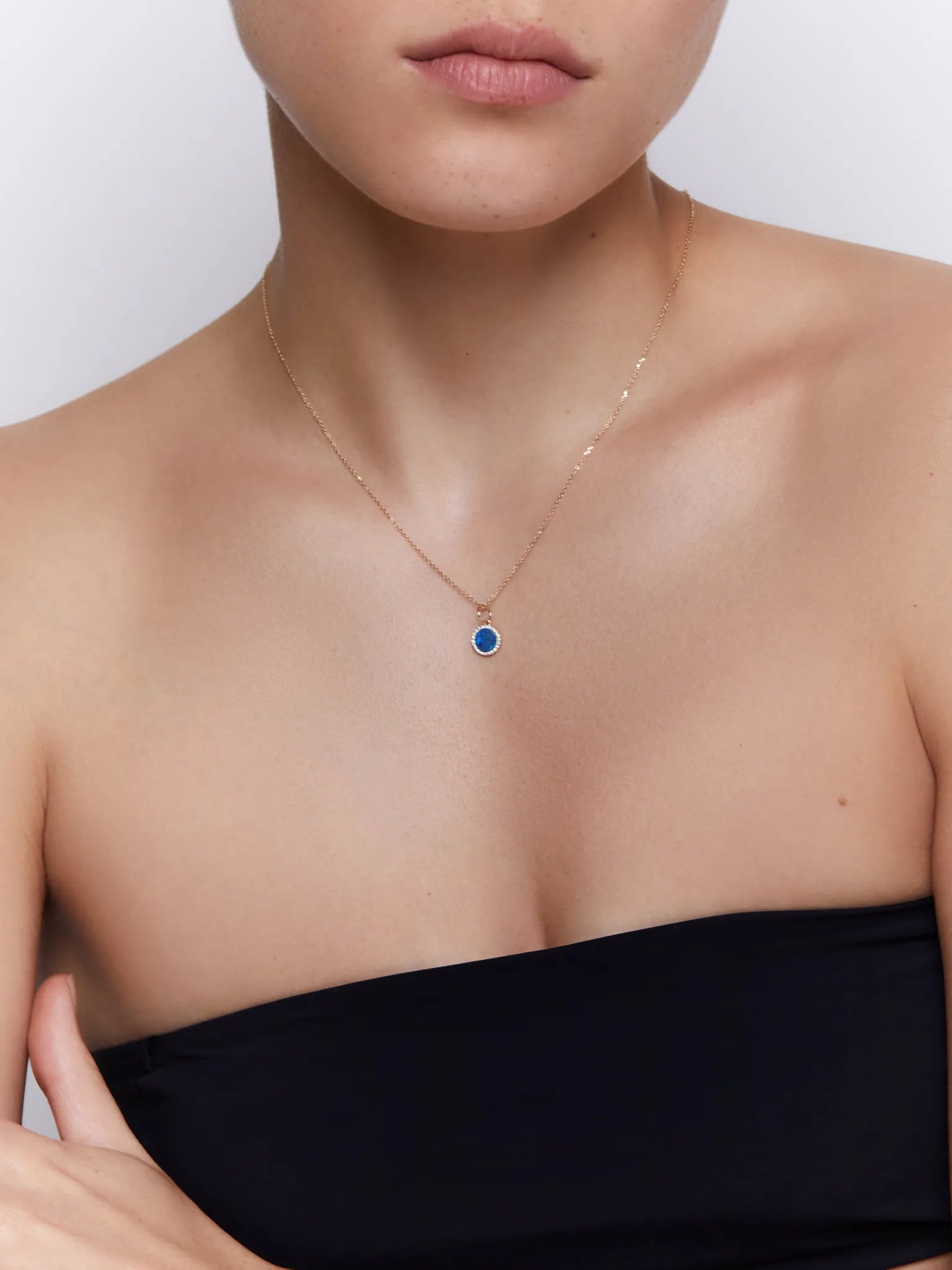 14kt Opal and Diamond Necklace — фото 5