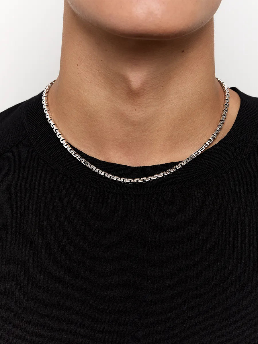 Square Link Chain Necklace — фото 2