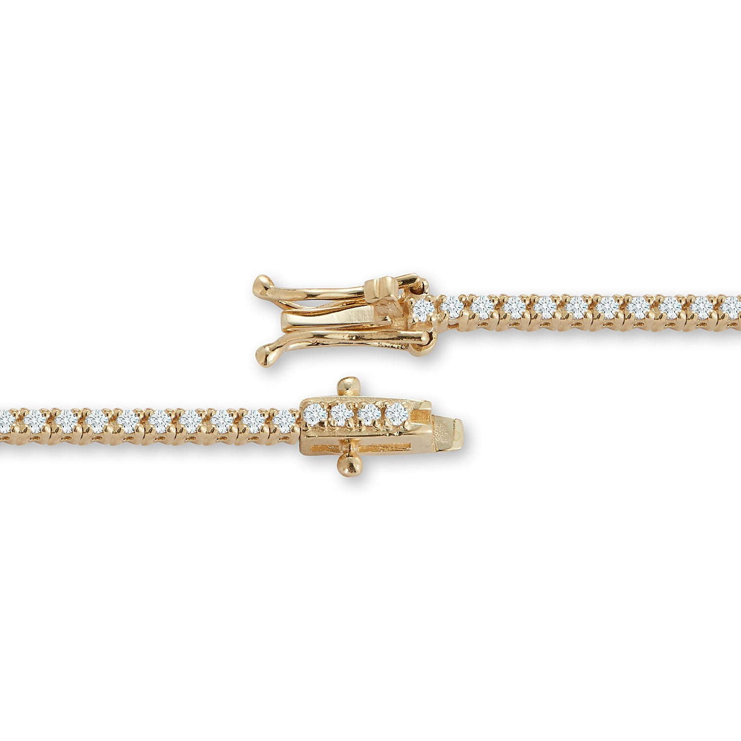 14kt Diamond Tennis Anklet — фото 4