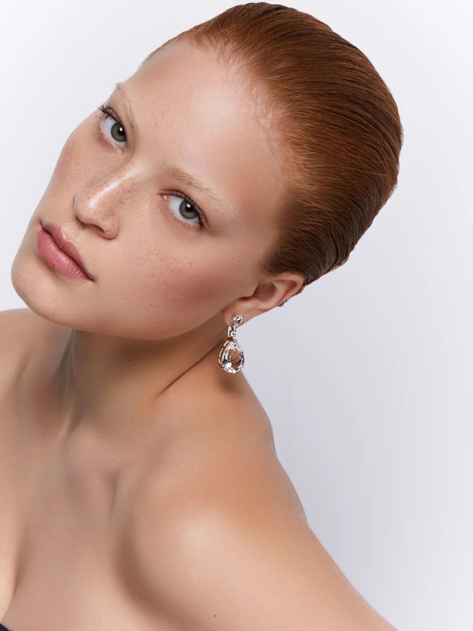 14kt White Topaz Sophia Earrings — фото 2