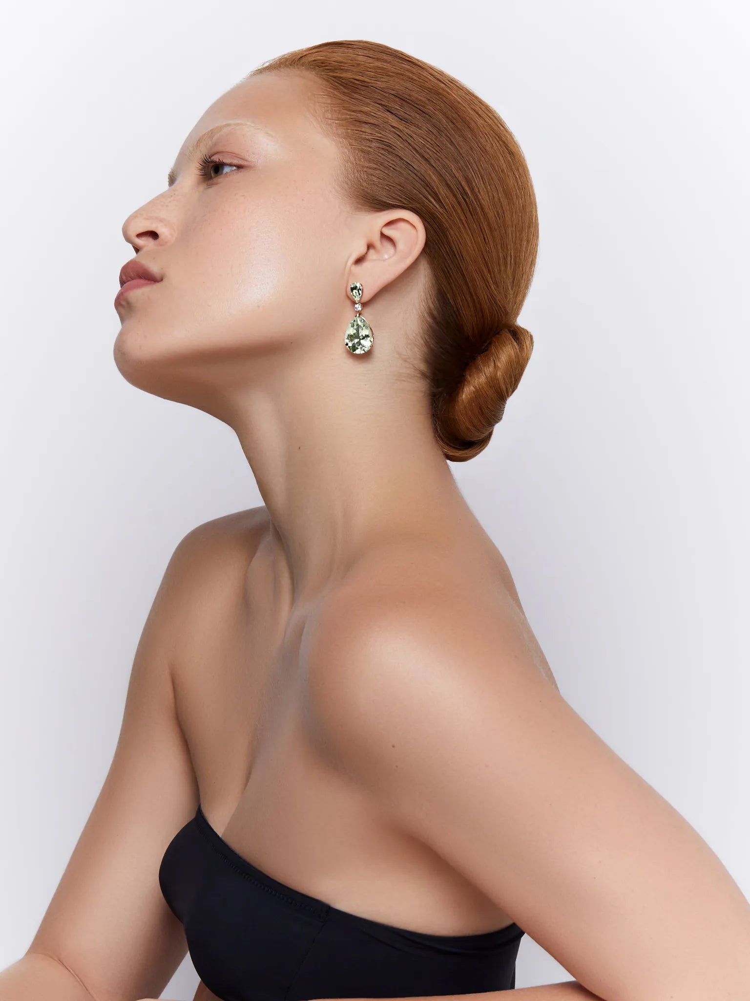 14kt Green Amethyst Sophia Earrings — фото 2
