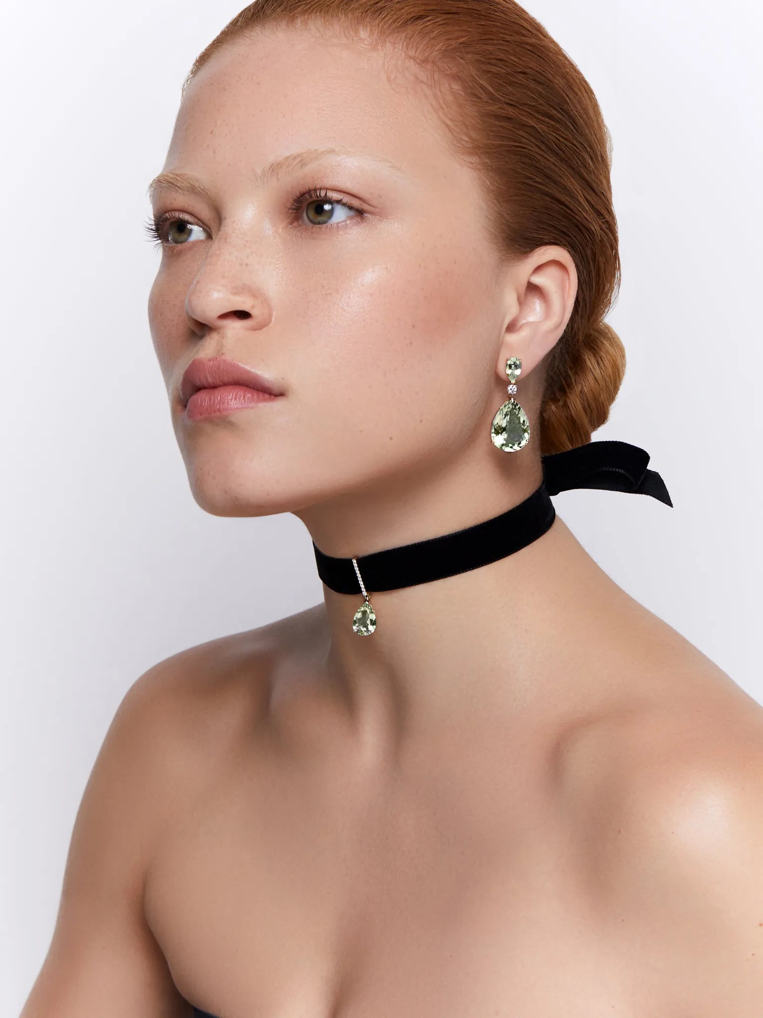 14kt Green Amethyst Sophia Earrings — фото 4