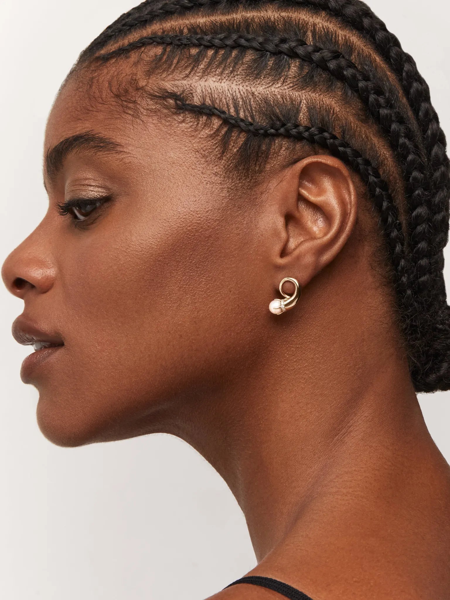 14kt Pearl Cornucopia Earrings — фото 2