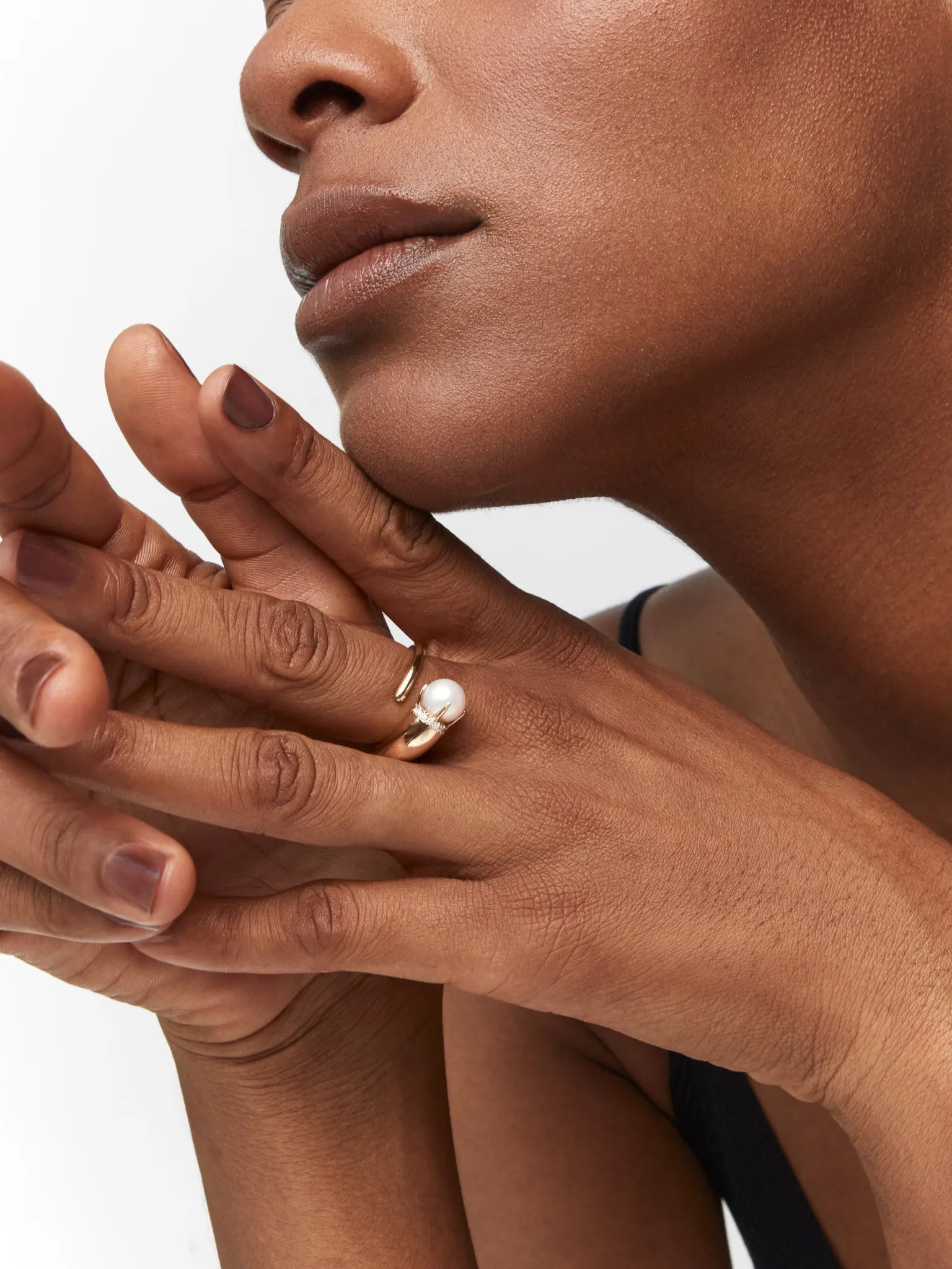 14kt Pearl Cornucopia Ring — фото 3