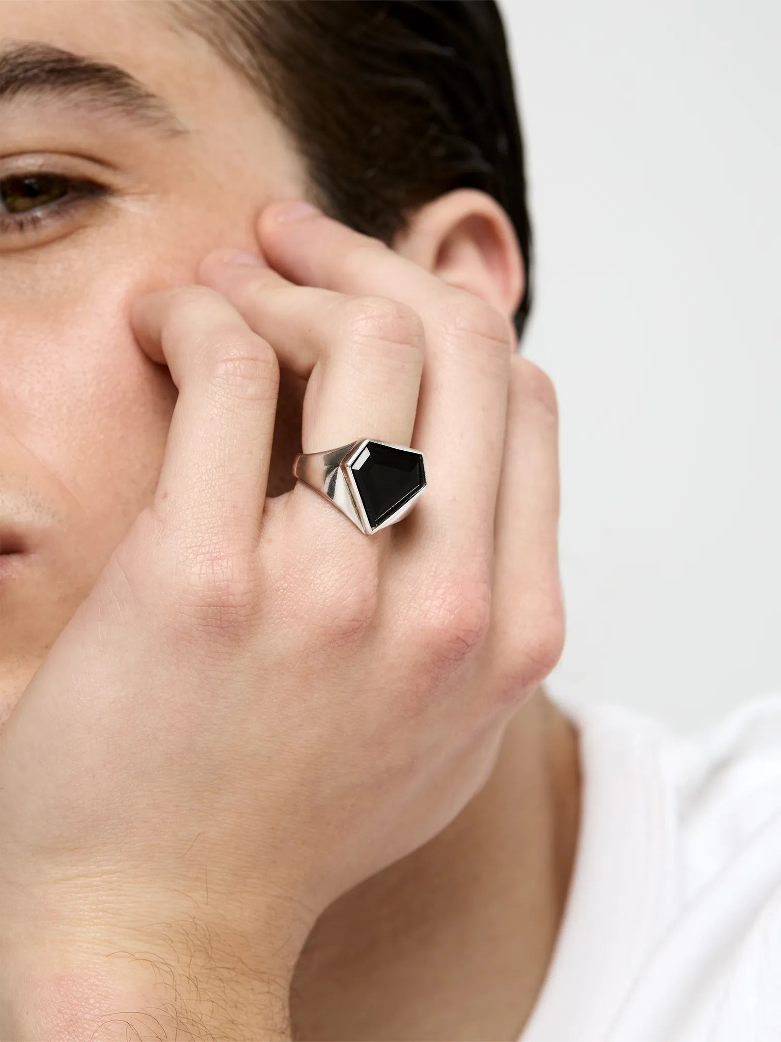 Onyx  Pentagon Ring — фото 4