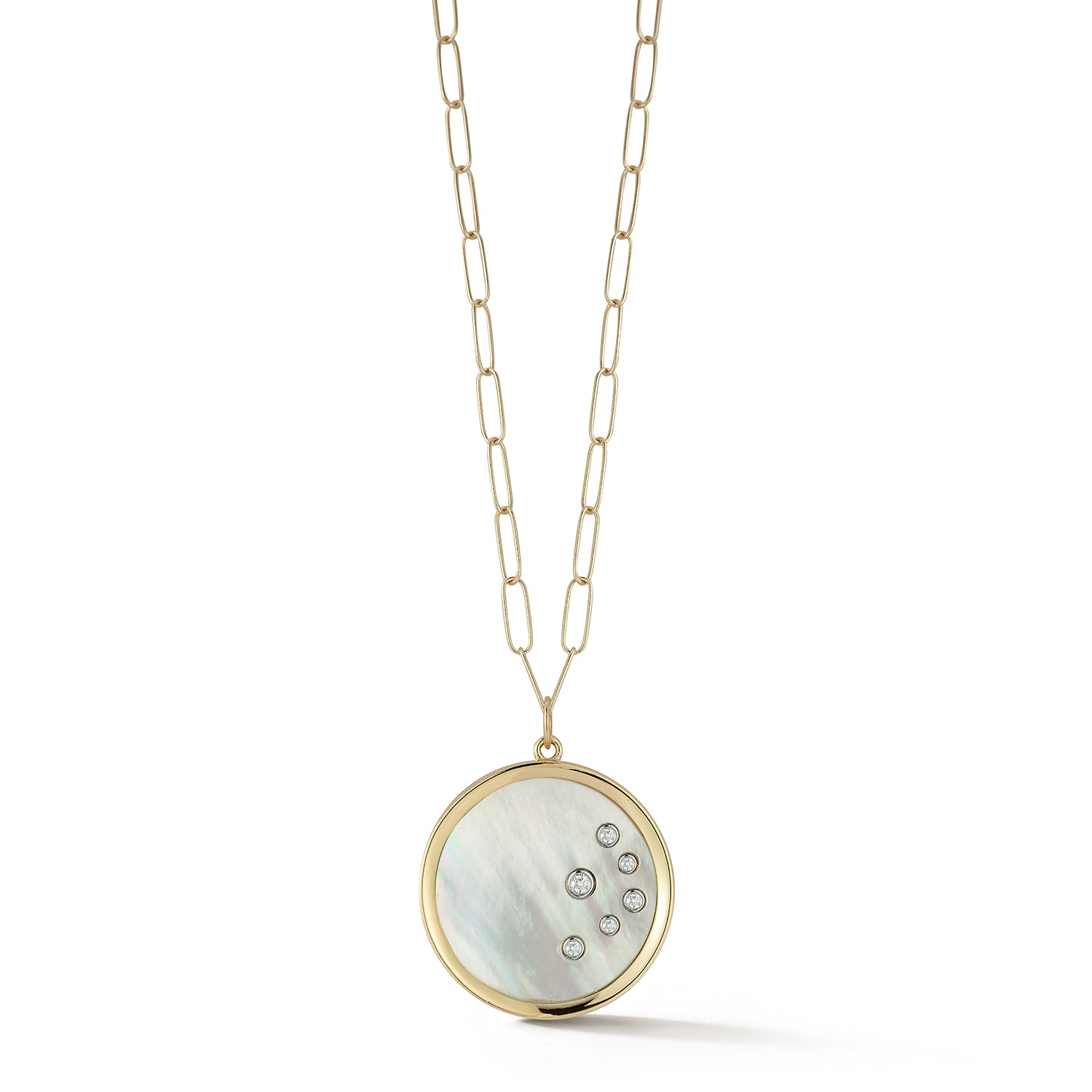 14kt Mother of Pearl Medallion
