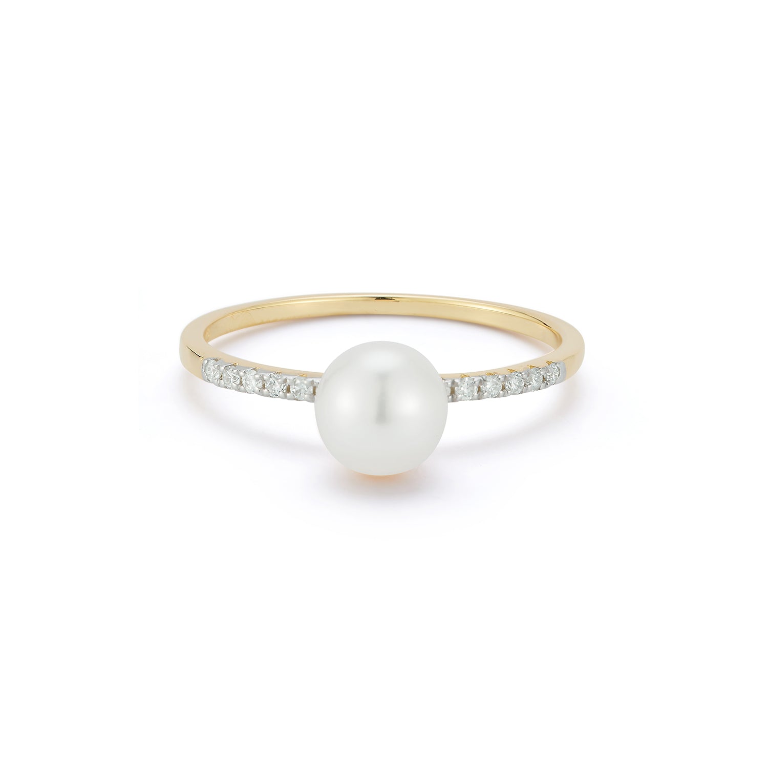 14kt Pearl Sphere Ring — фото 4