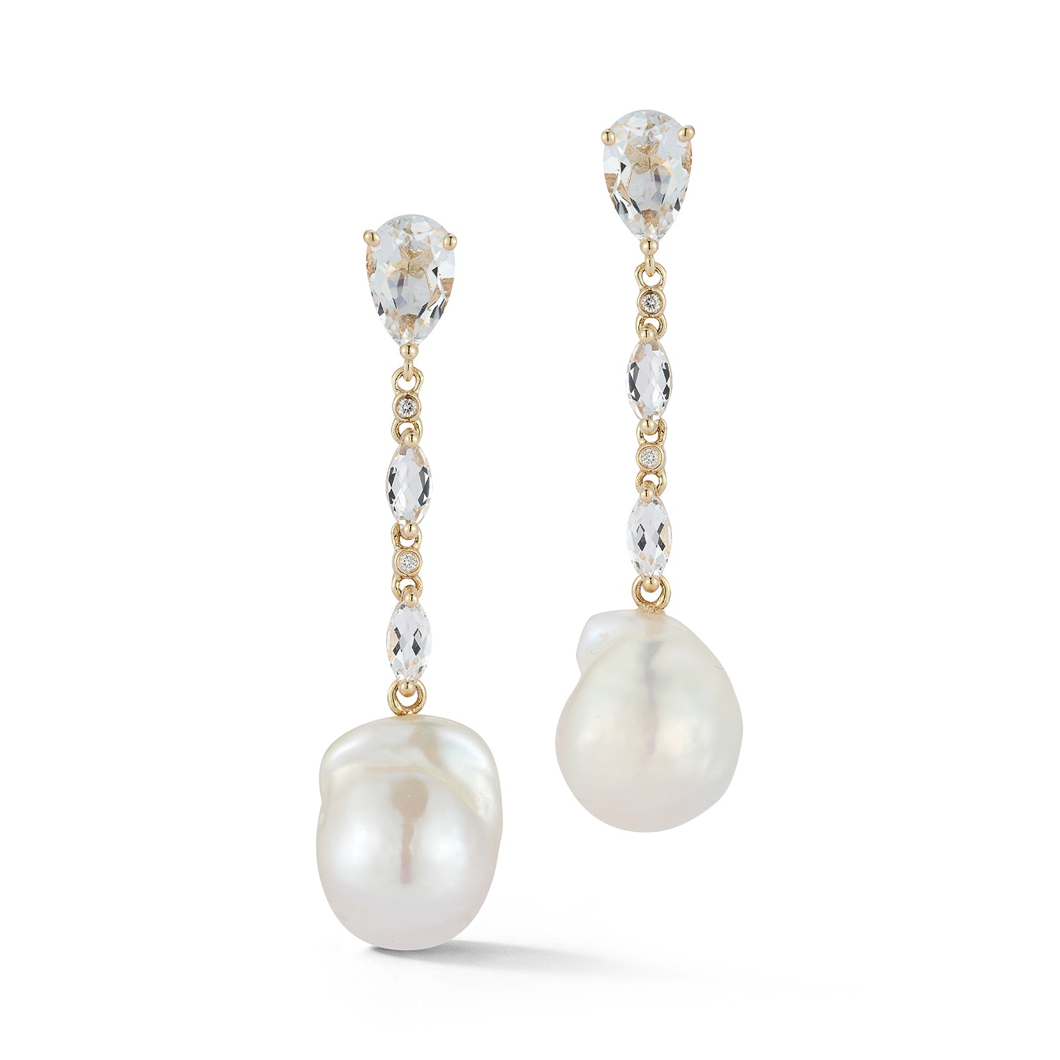 14kt Baroque Pearl Dusters