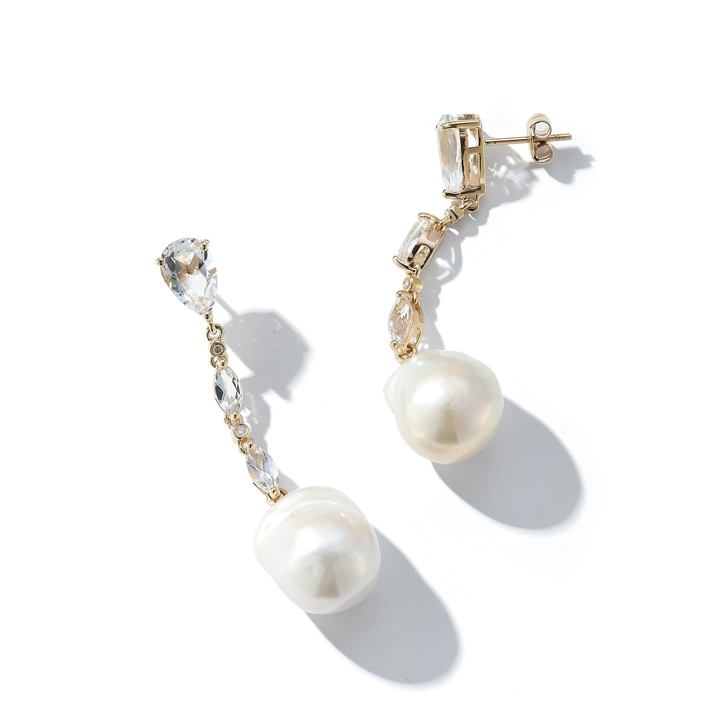 14kt Baroque Pearl Dusters — фото 3
