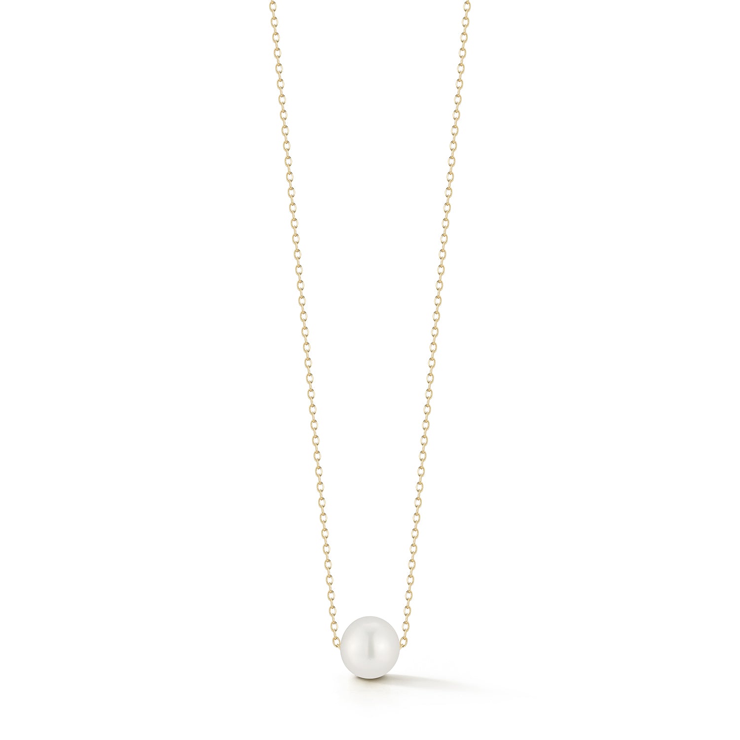 14kt Suspended Pearl Necklace