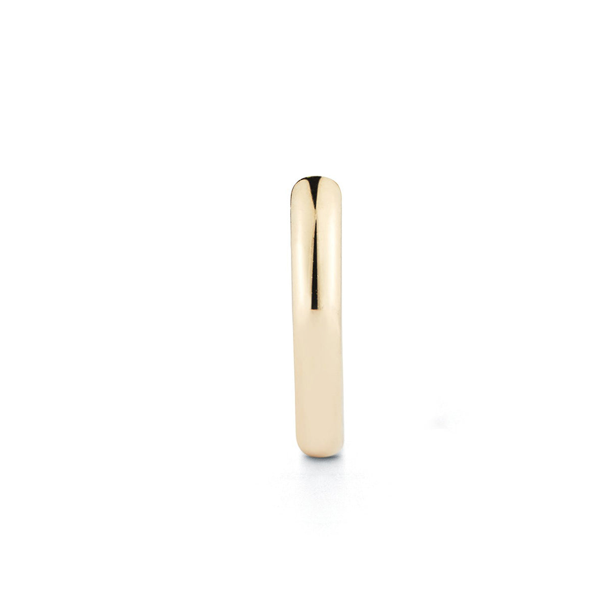 14kt Men's Single Gold Huggie — фото 4