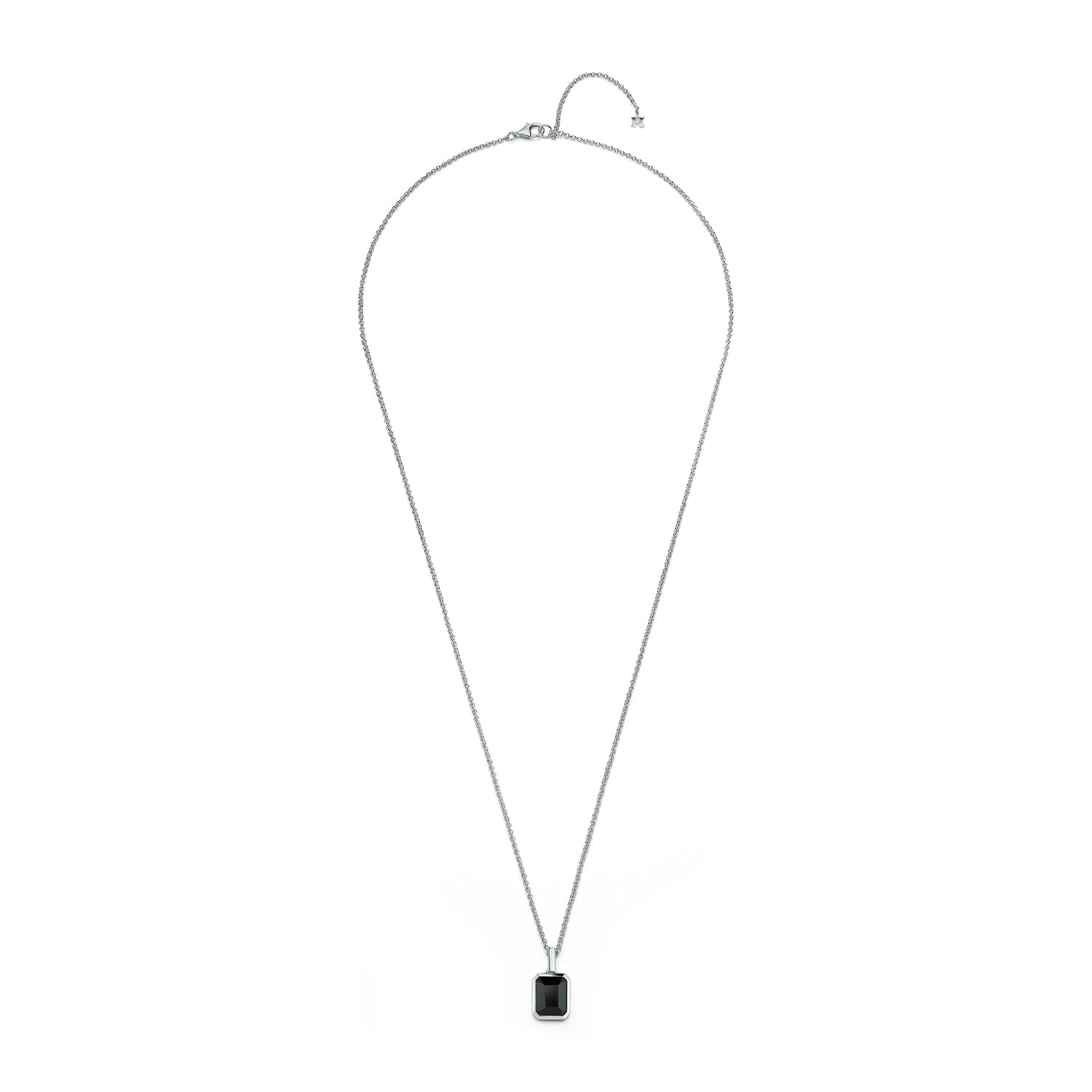 Emerald Cut Onyx Necklace — фото 4