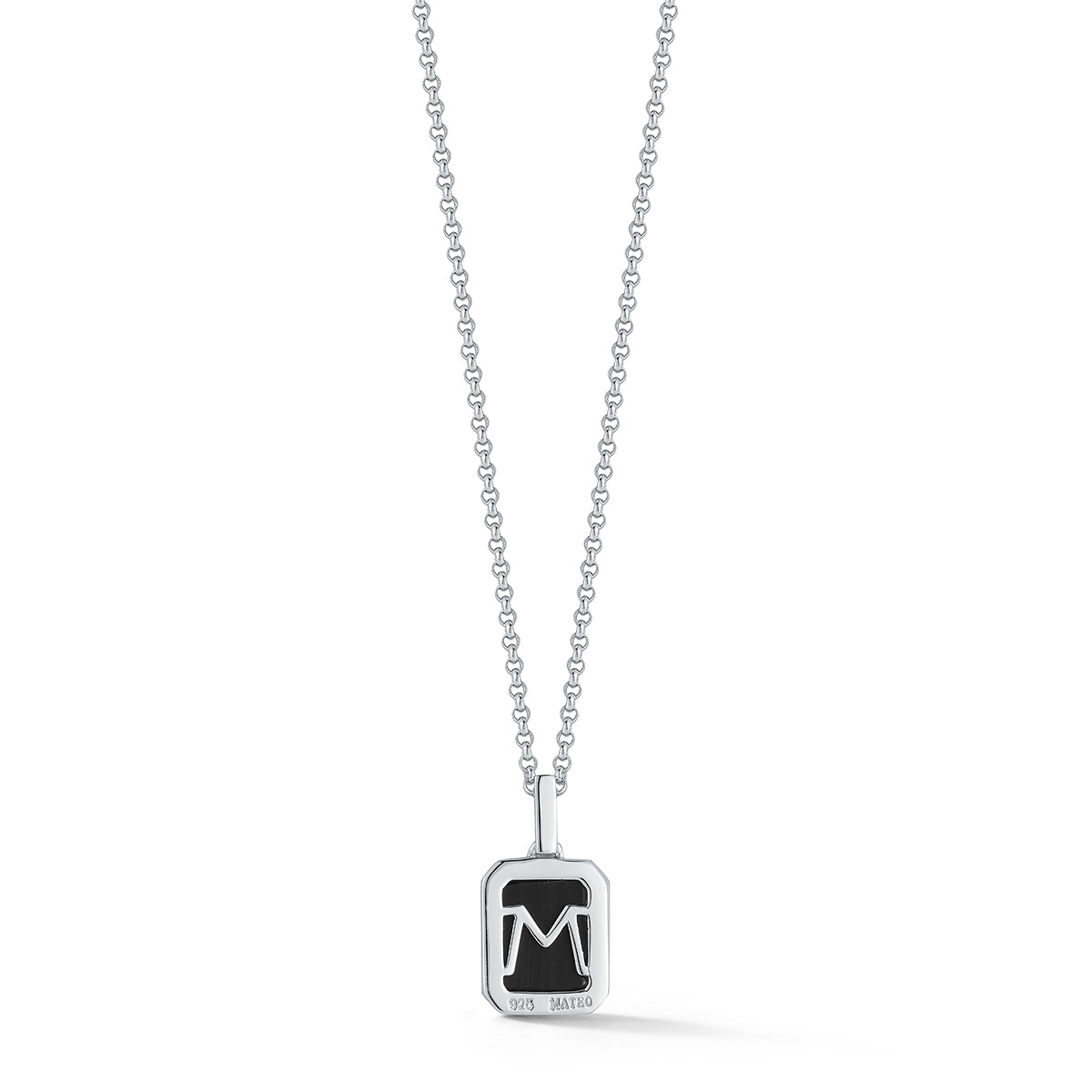Emerald Cut Onyx Necklace — фото 5