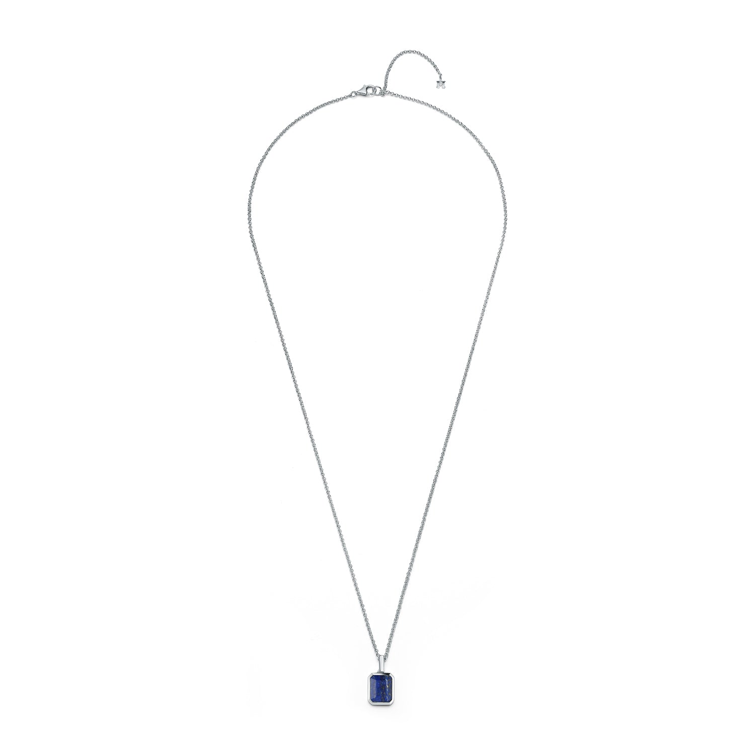 Emerald Cut Lapis Necklace — фото 4