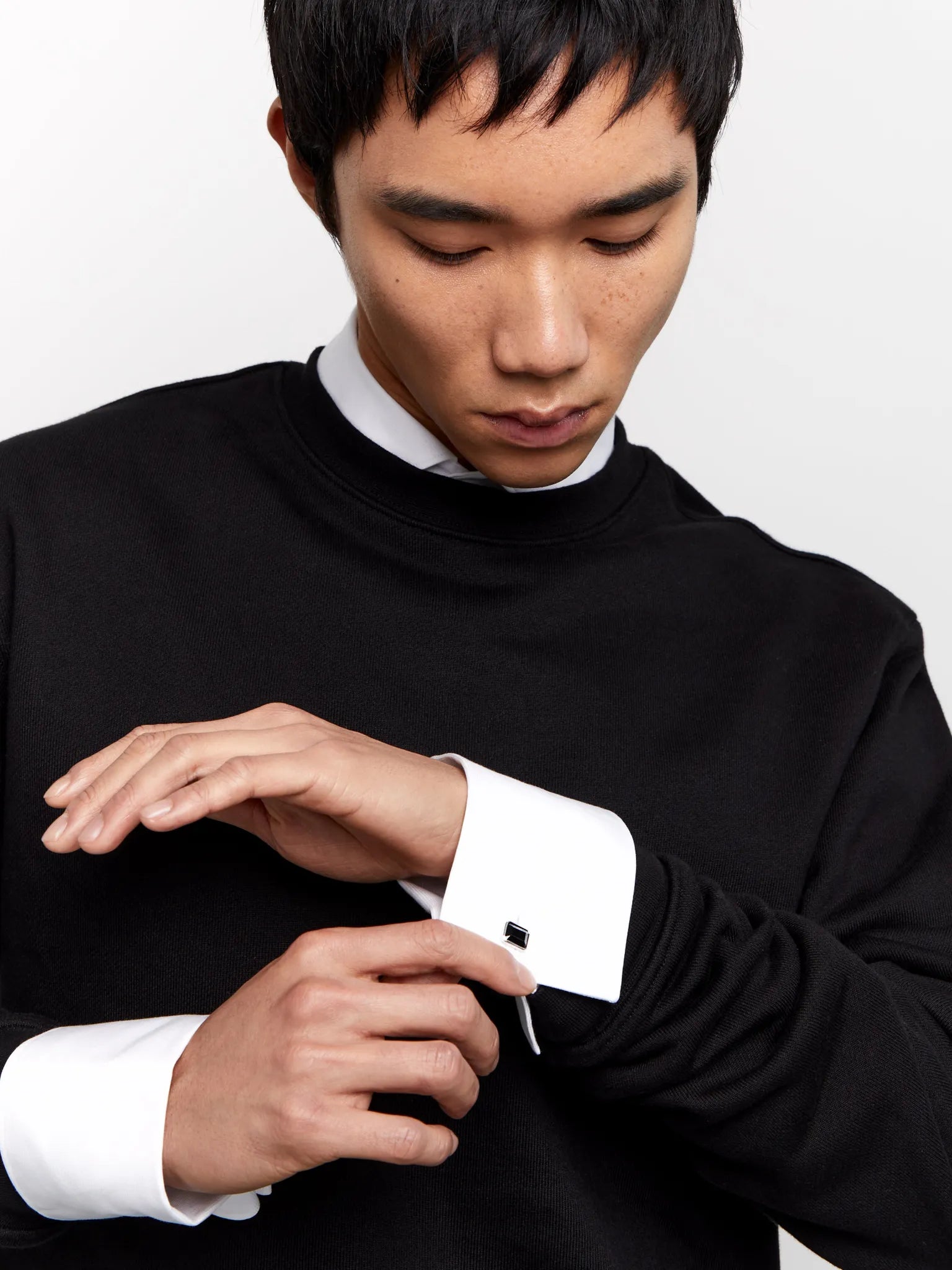 Emerald Cut Onyx Cufflinks — фото 2