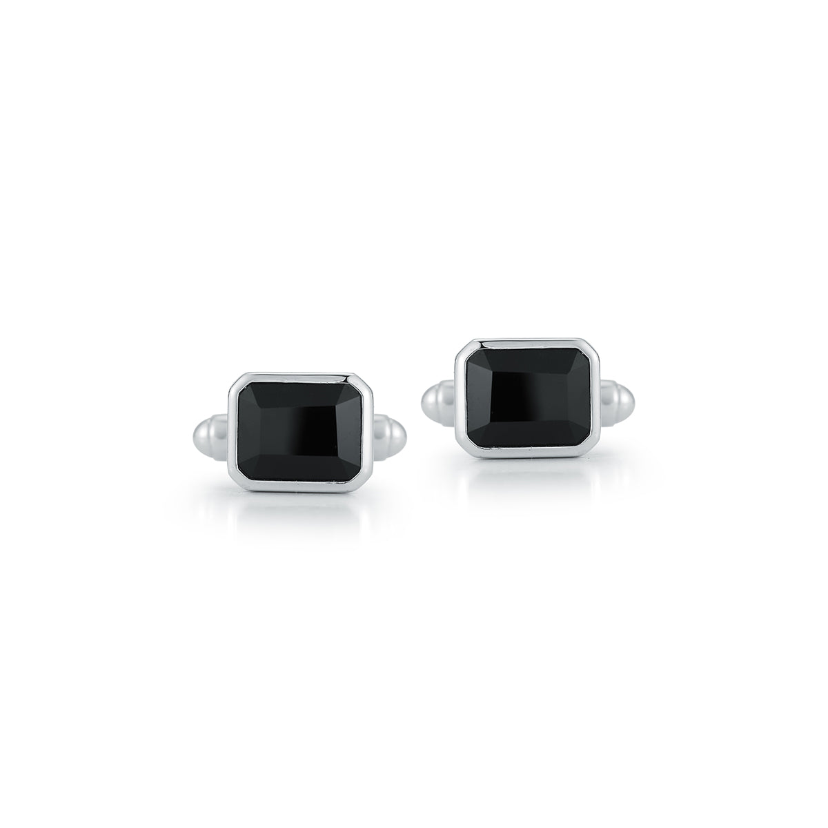 Emerald Cut Onyx Cufflinks — фото 4