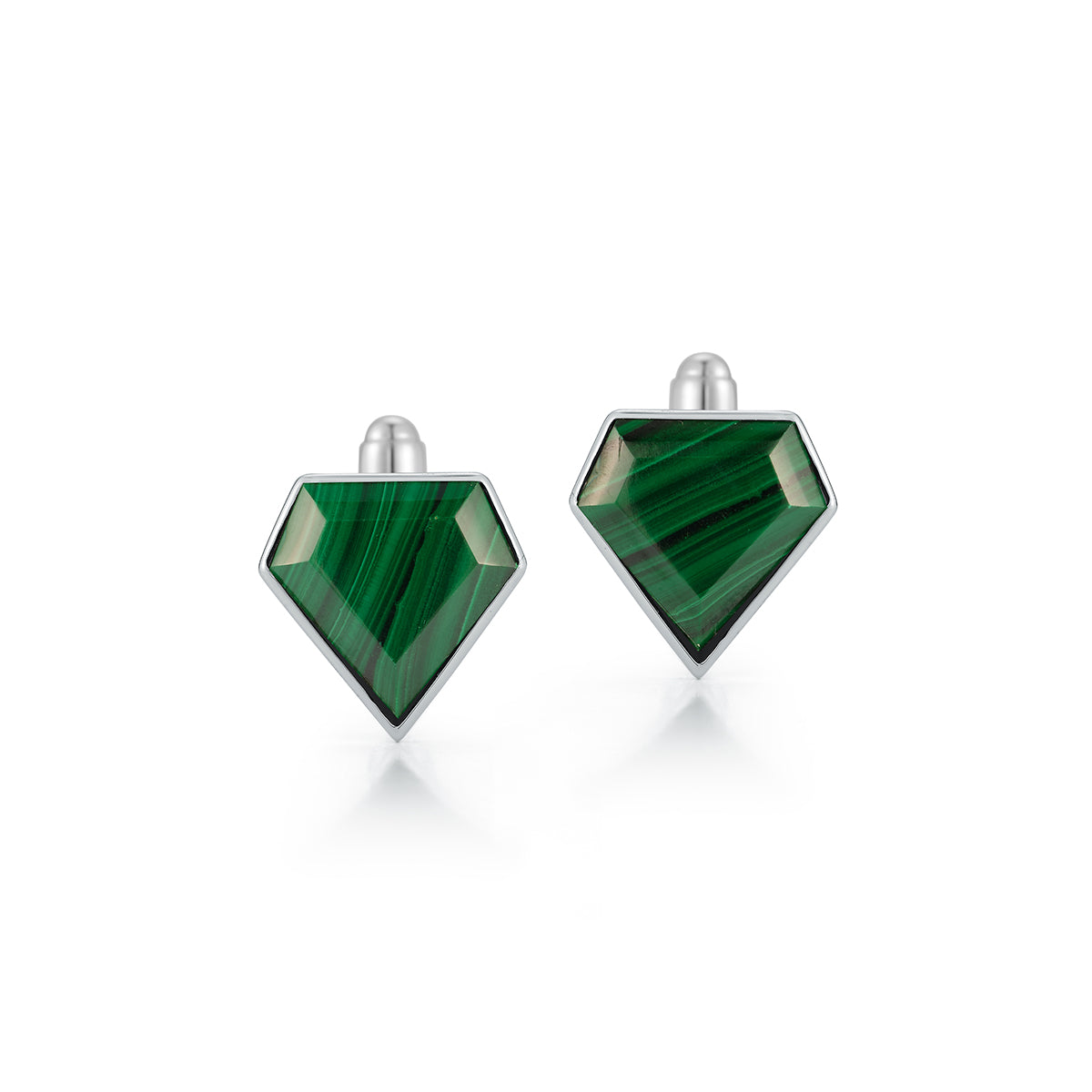 Malachite Pentagon Cufflinks — фото 5
