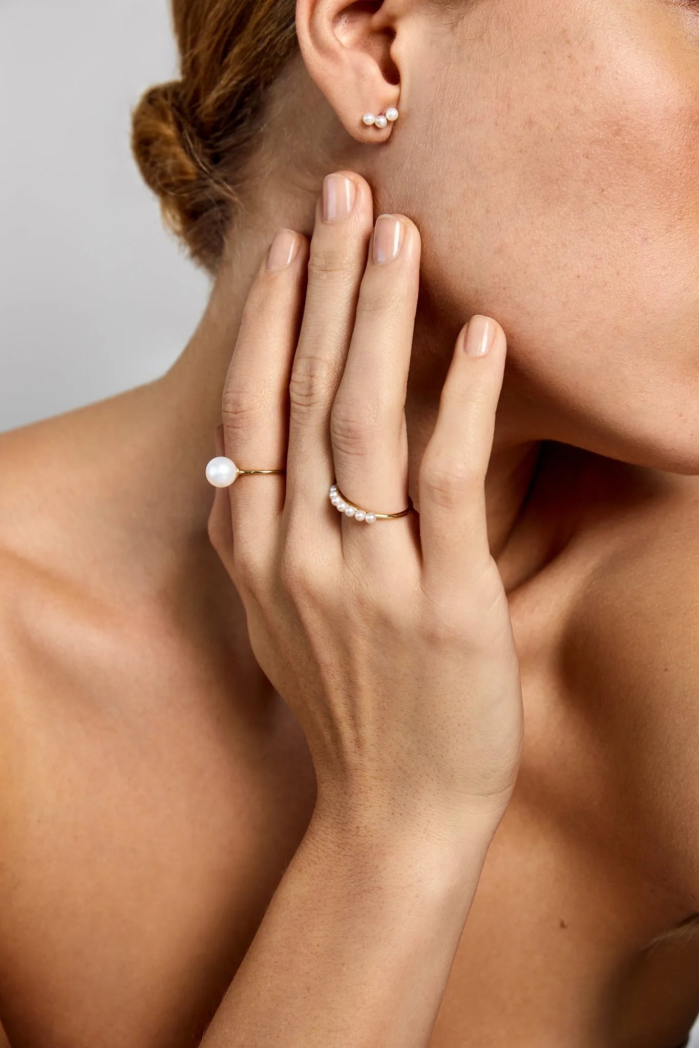 Trio Pearl Studs — фото 2