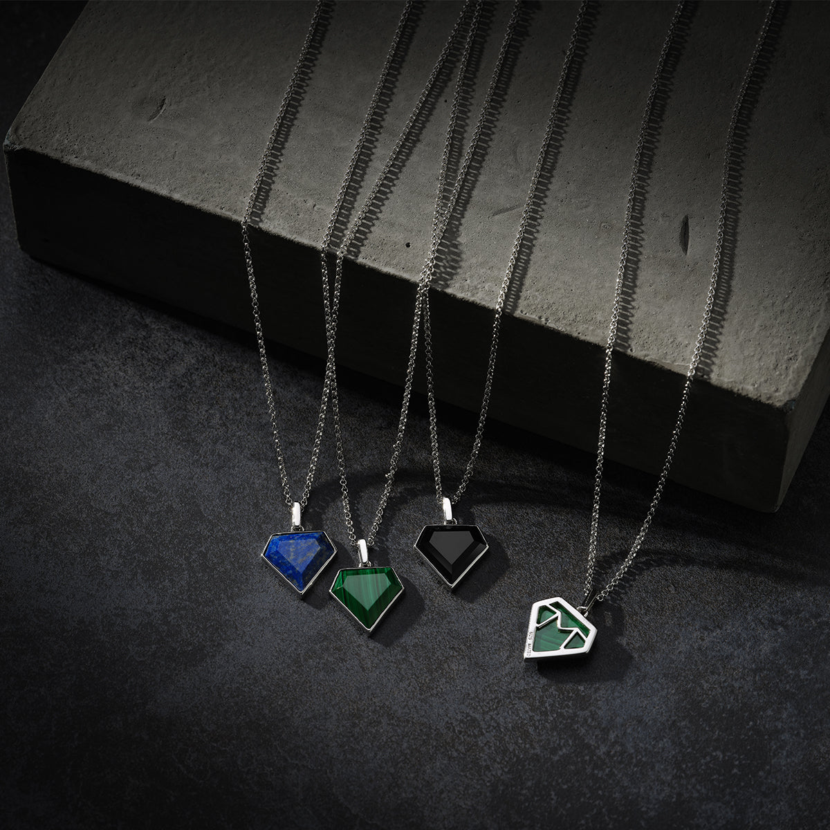 Malachite Pentagon Necklace — фото 5