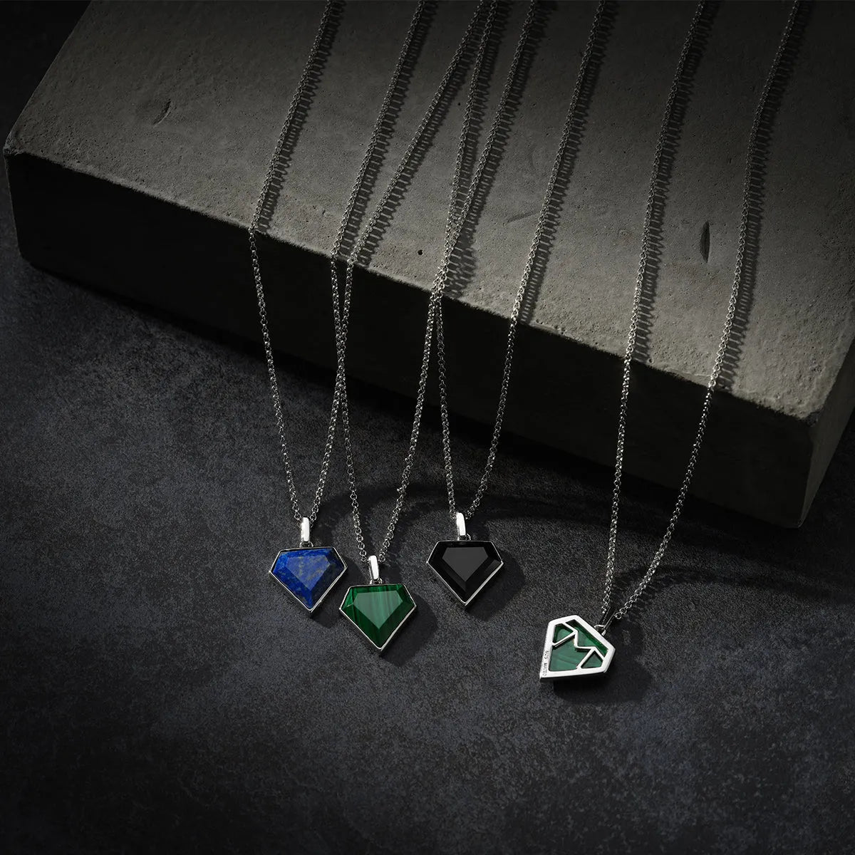 Lapis Pentagon Necklace — фото 5
