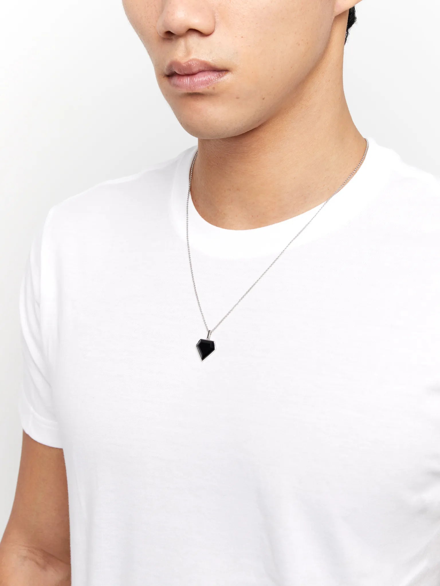 Onyx Pentagon Necklace — фото 3