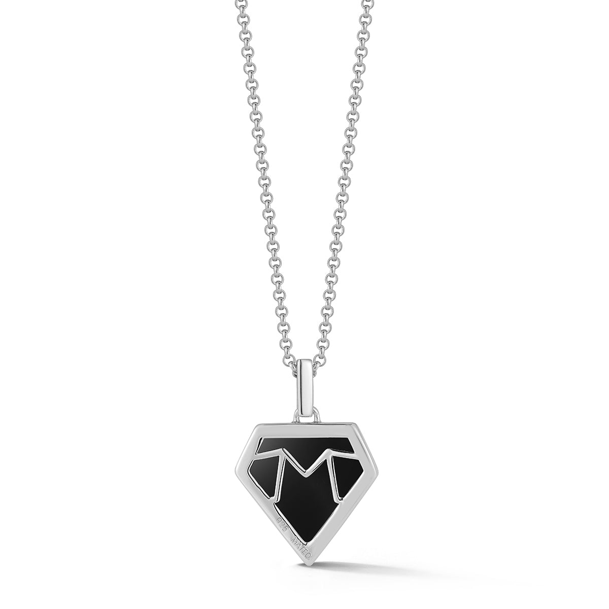 Onyx Pentagon Necklace — фото 5