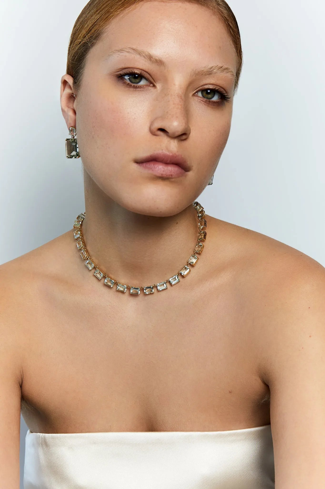 14kt Green Amethyst Anna Riviera Necklace — фото 2
