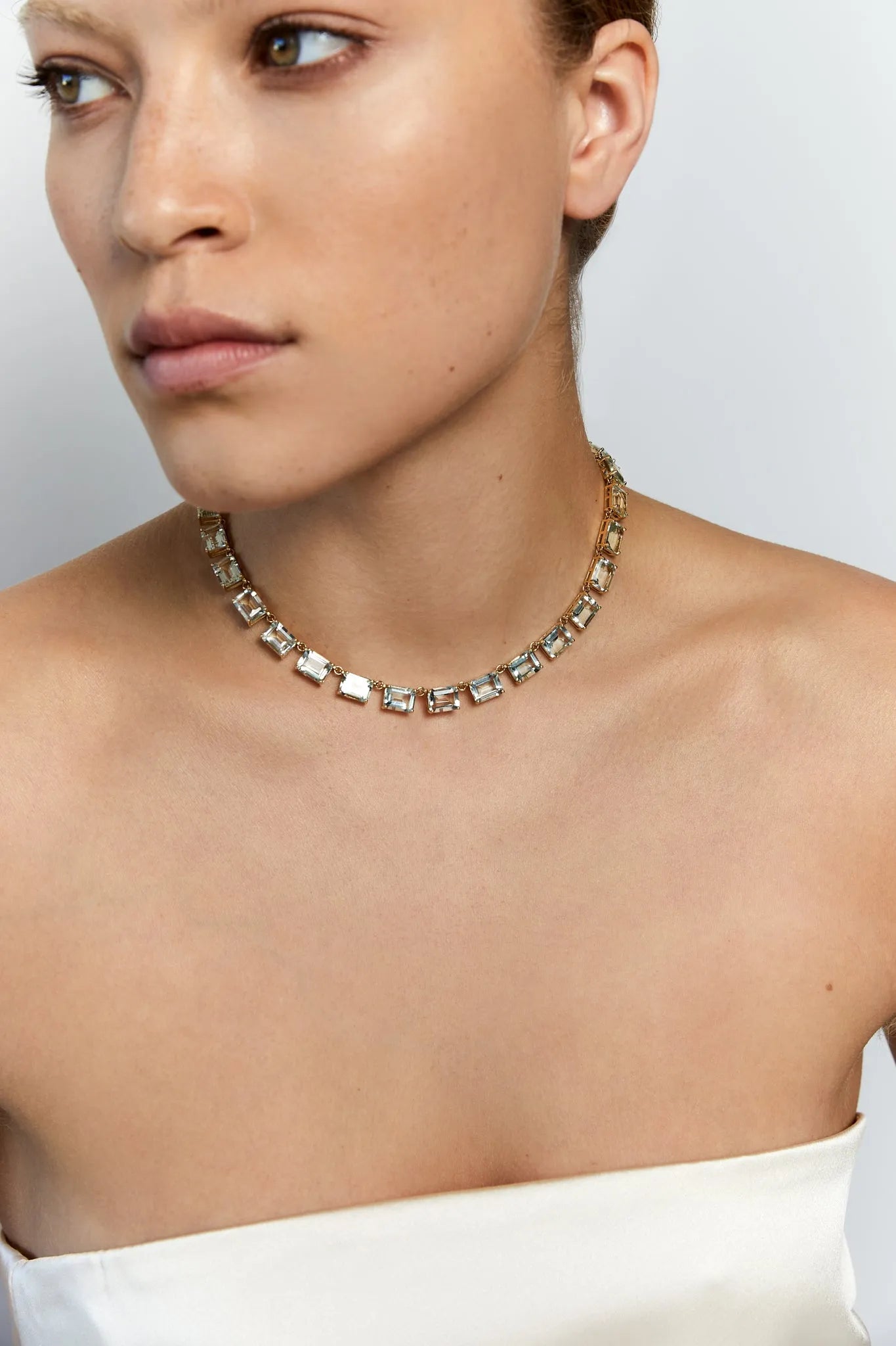 14kt Green Amethyst Anna Riviera Necklace — фото 3