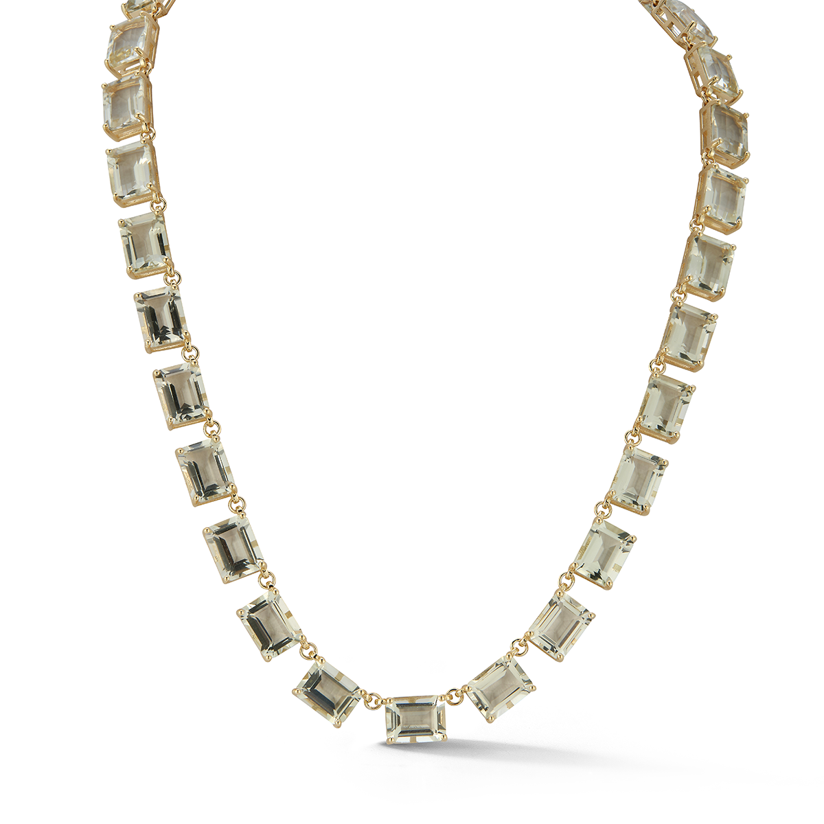 14kt Green Amethyst Anna Riviera Necklace — фото 4