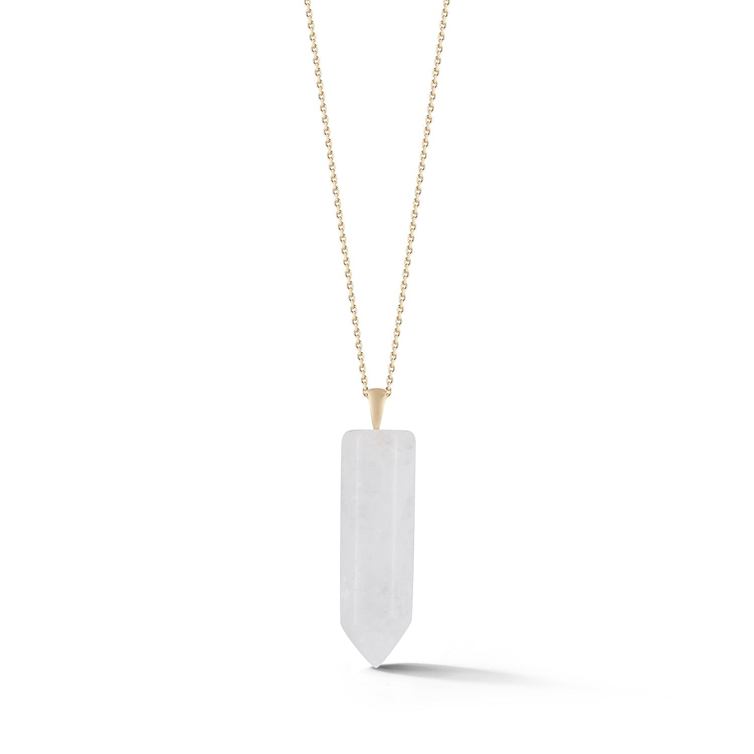 14kt Men's Healing Crystal Necklace