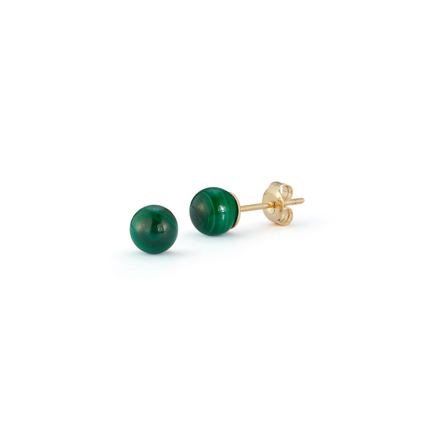 6mm Malachite Studs — фото 1