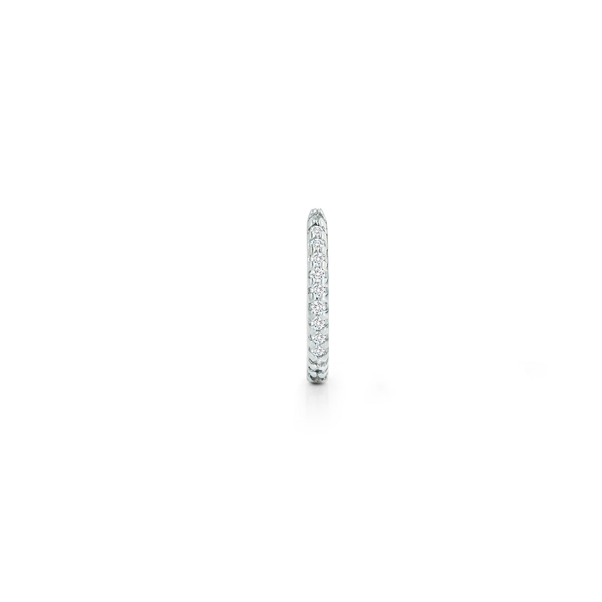Single 12mm Diamond Huggie — фото 3
