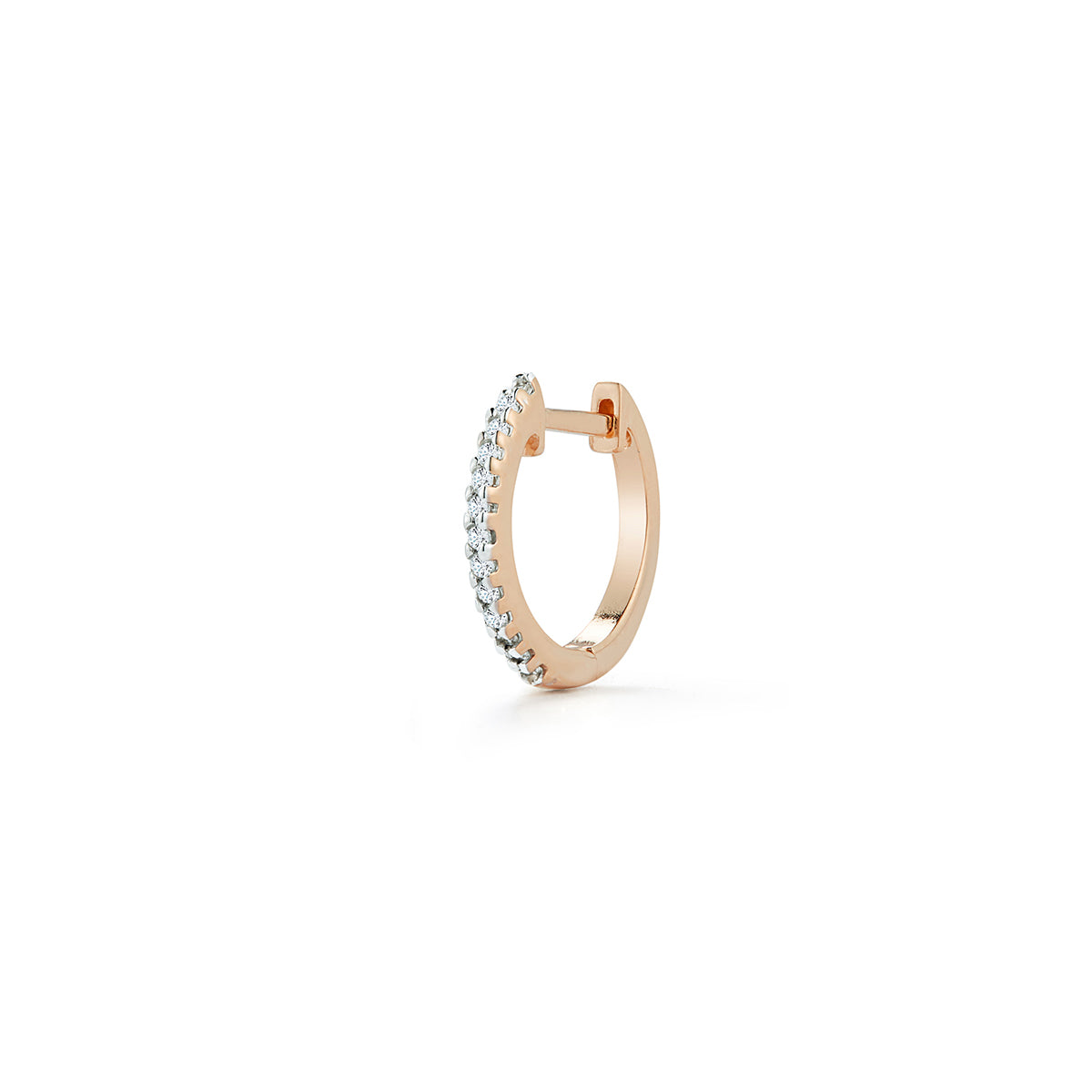 Single 12mm Diamond Huggie — фото 4