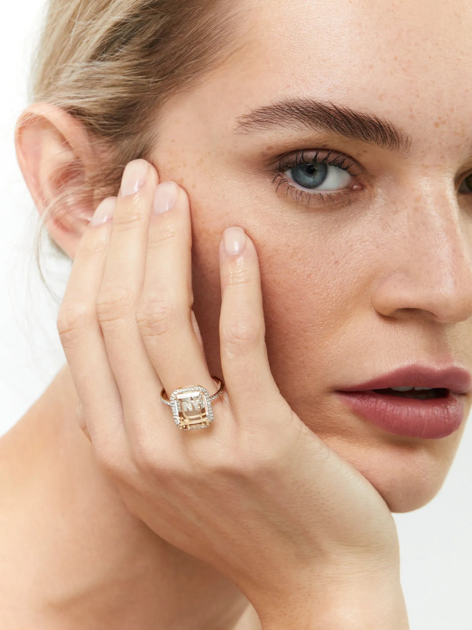 14kt Double Secret Initial Ring — фото 2