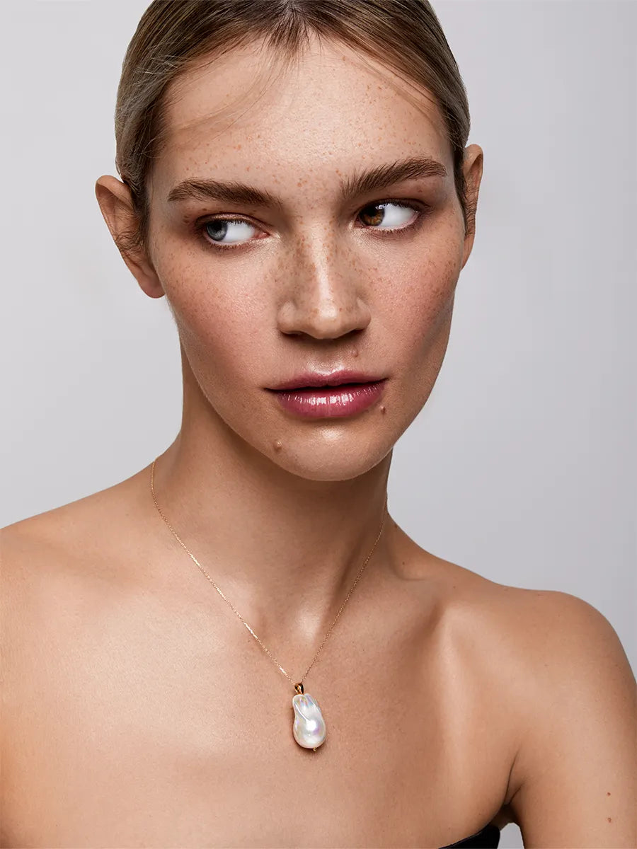 14kt Baroque Pearl Necklace — фото 3