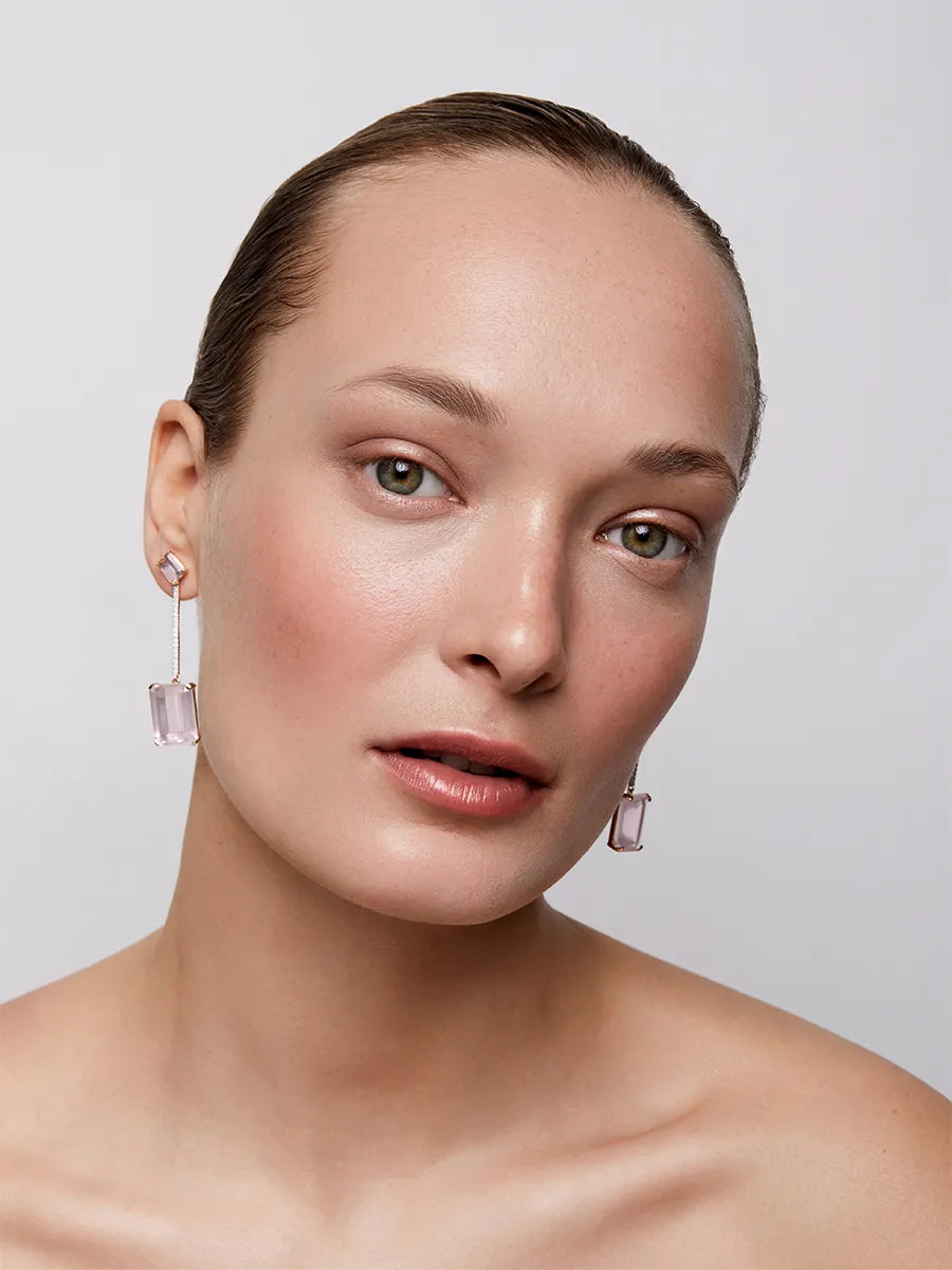 14kt Gold Barely Blush Earring — фото 3