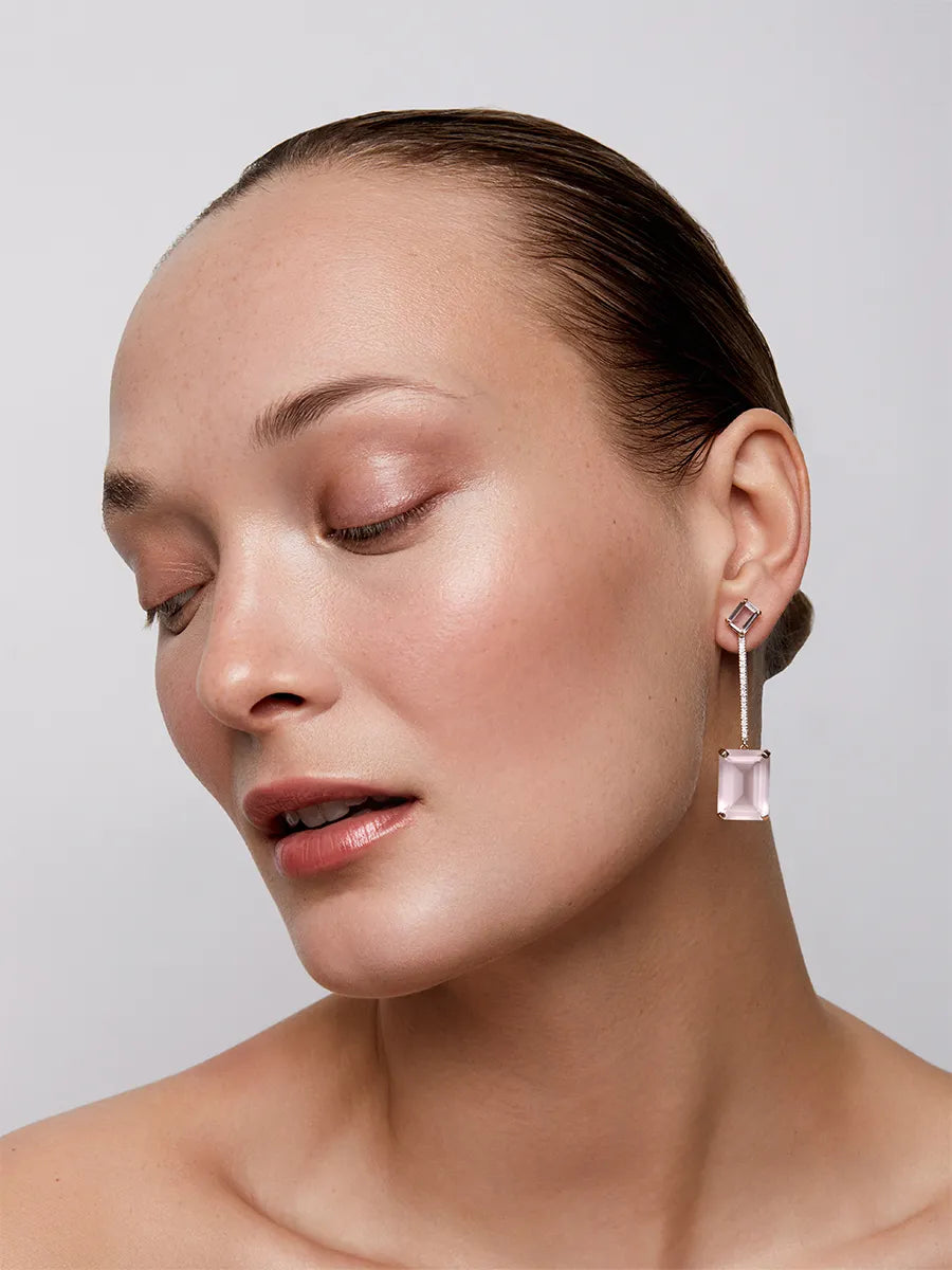 14kt Gold Barely Blush Earring — фото 4