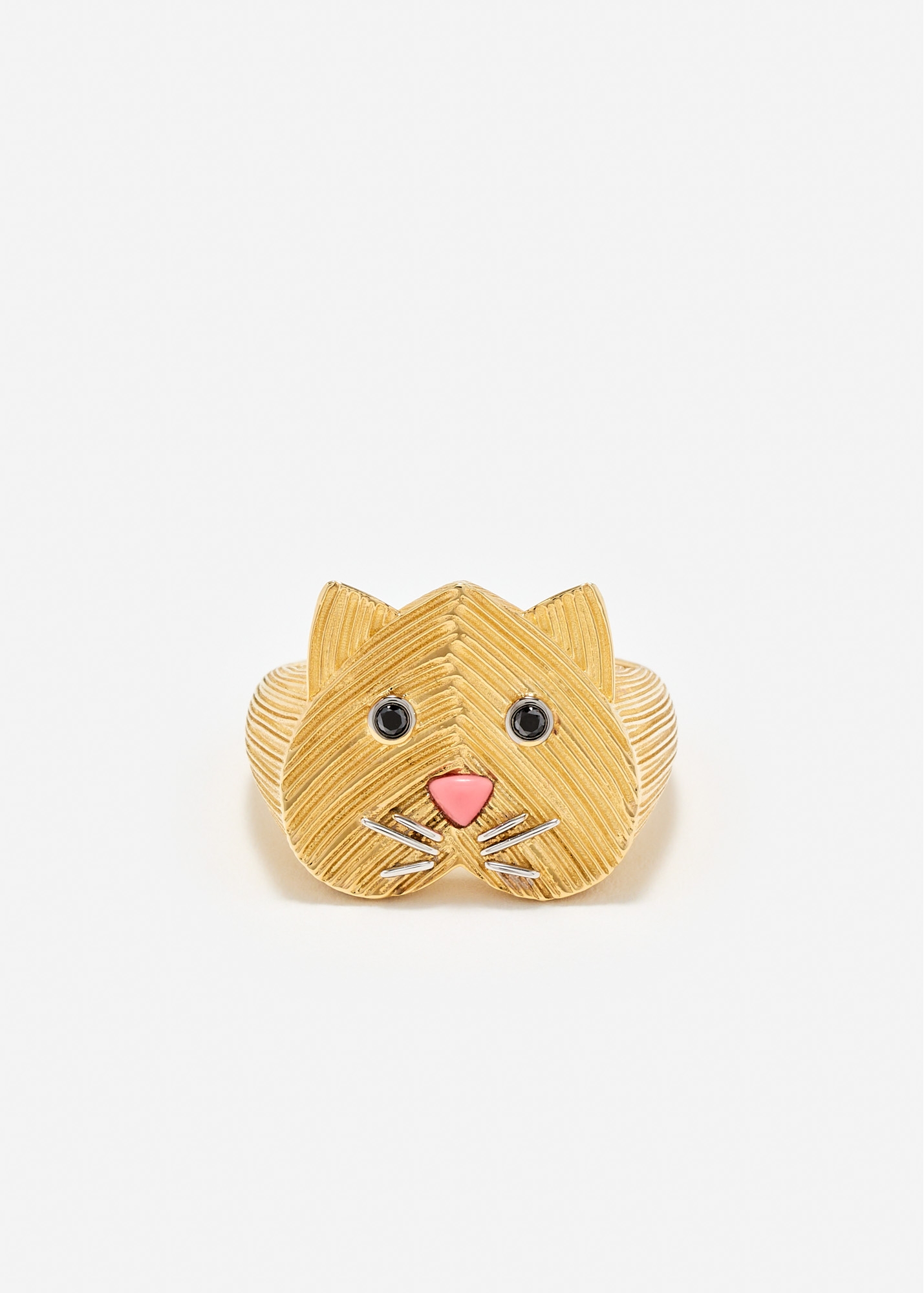 CHEVALIÈRE CHATON OR JAUNE