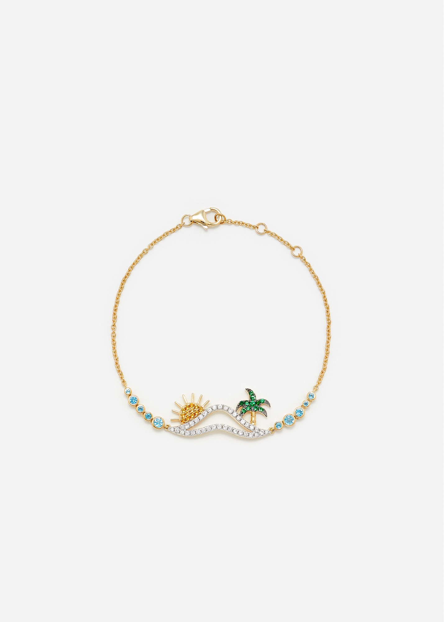 BRACELET LA PLAGE OR JAUNE — фото 1