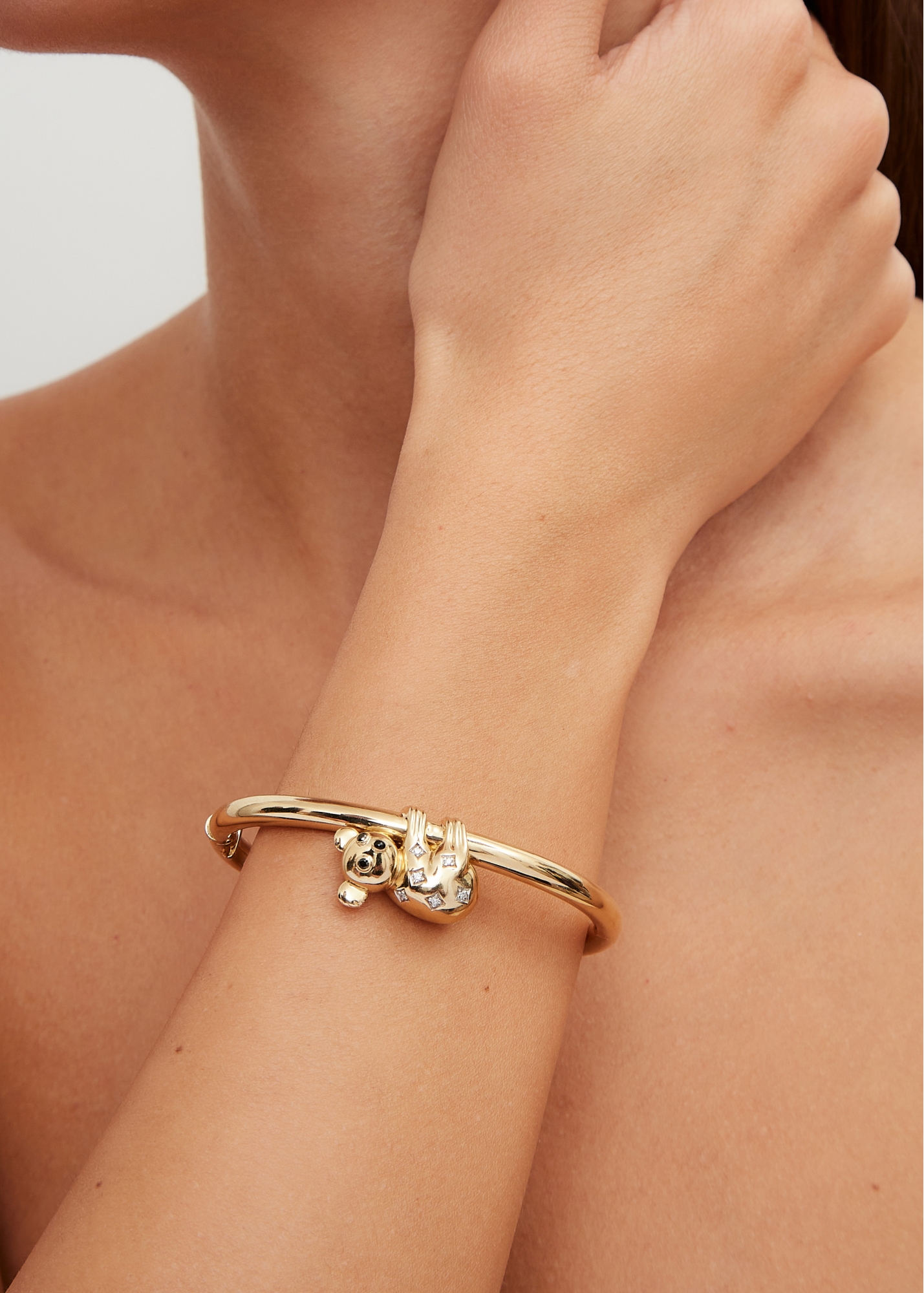 BRACELET JONC KOALA GOLD OR JAUNE — фото 2