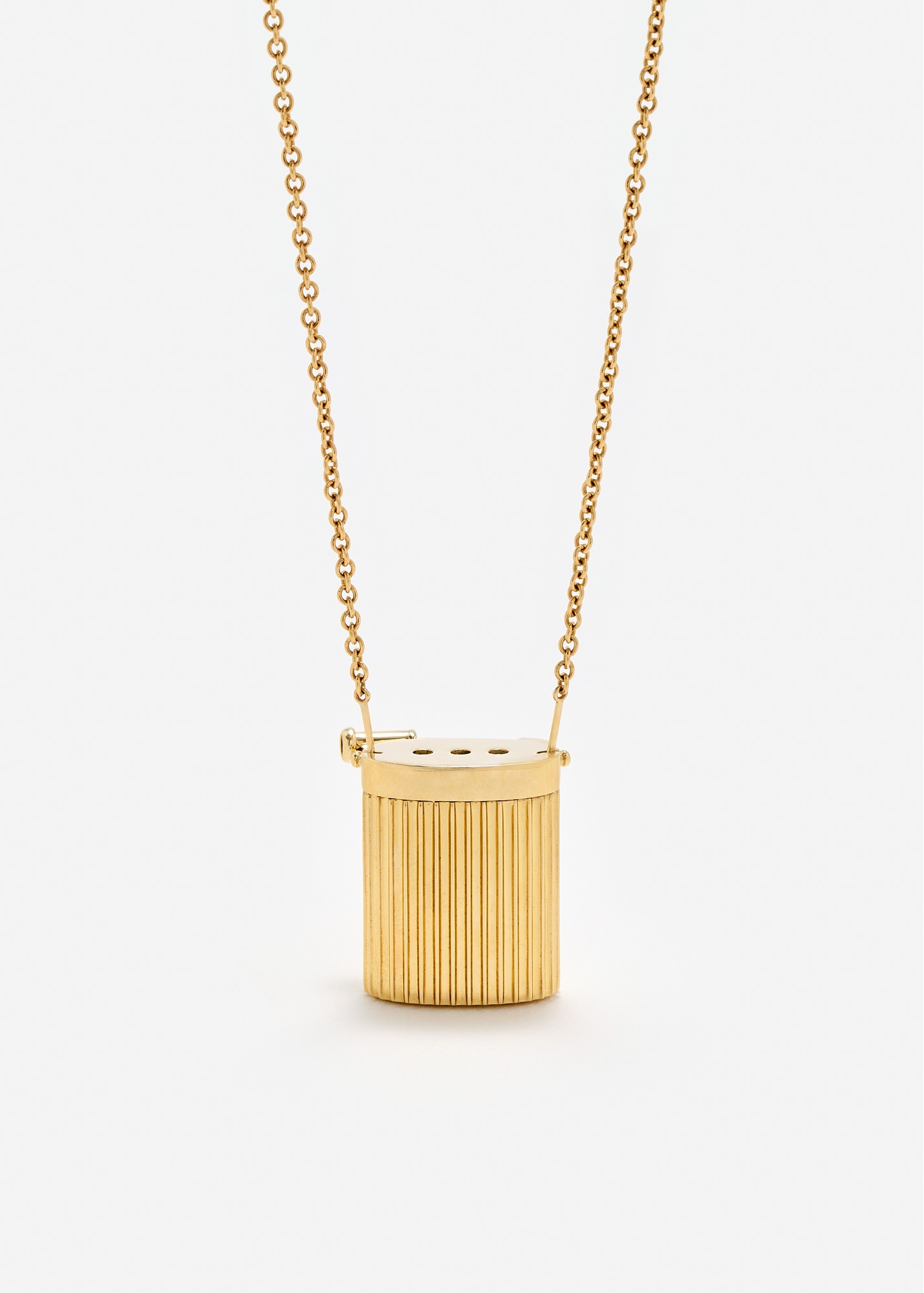 COLLIER BROCHE VASE BERLINGOT OR JAUNE — фото 1