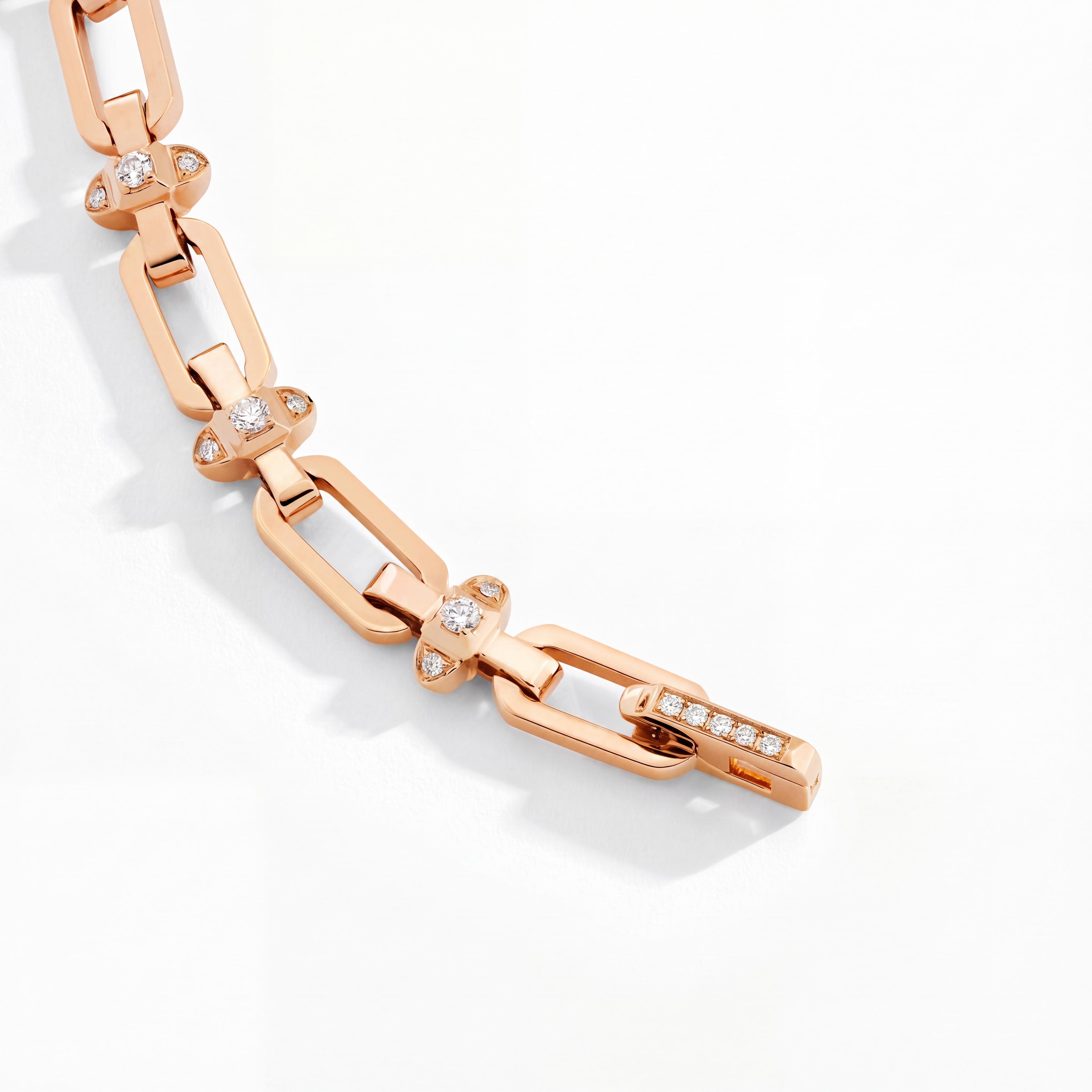 Tip-Top Link Gold Bracelet
