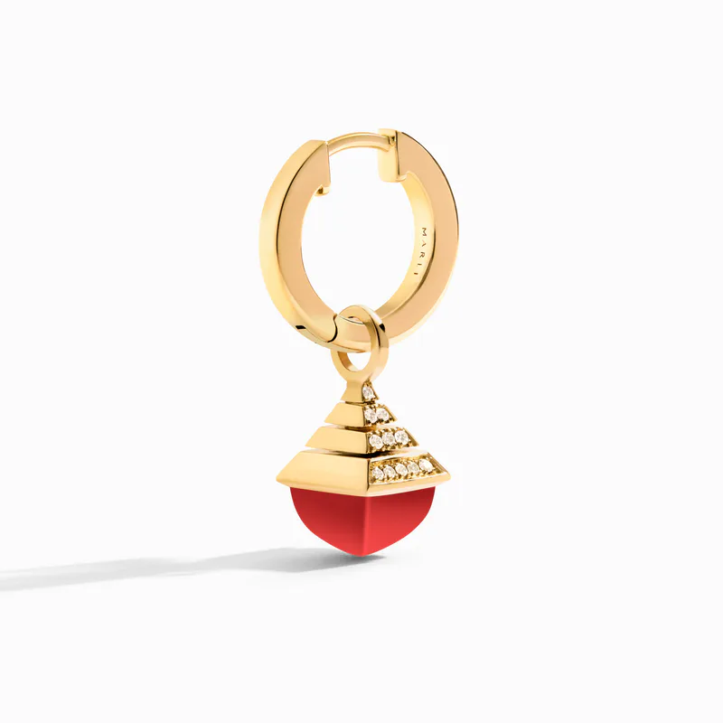 Cleo Rev Mini Diamond Drop Earrings
