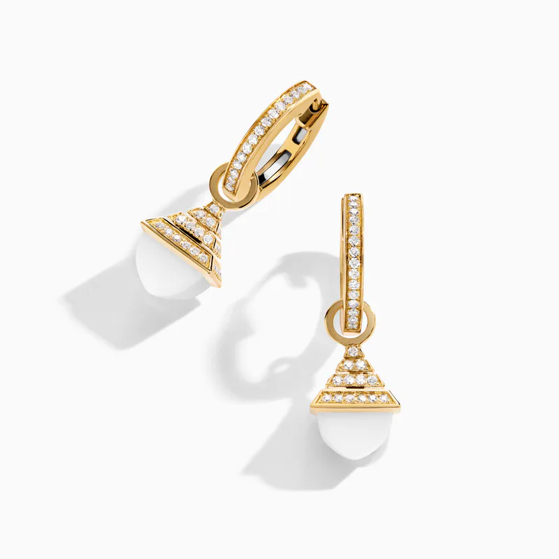Cleo Rev Mini Diamond Drop Earrings