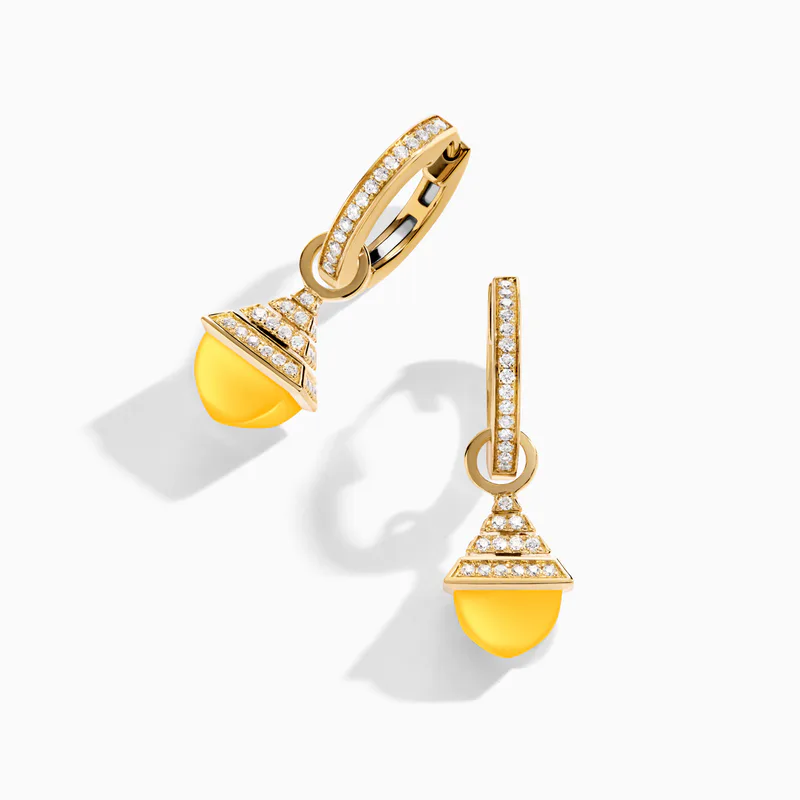 Cleo Rev Mini Diamond Drop Earrings