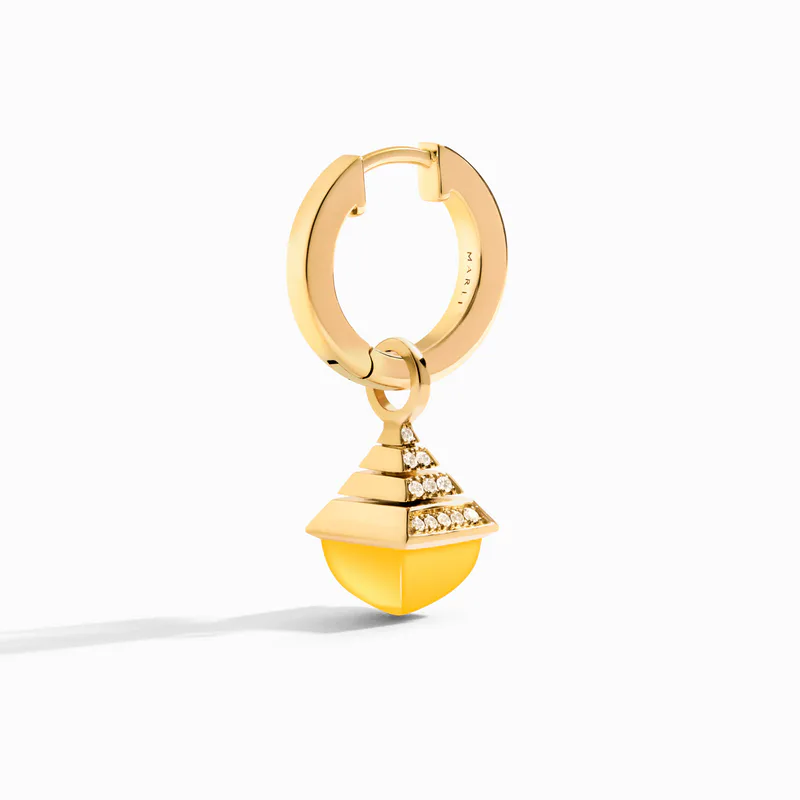 Cleo Rev Mini Diamond Drop Earrings