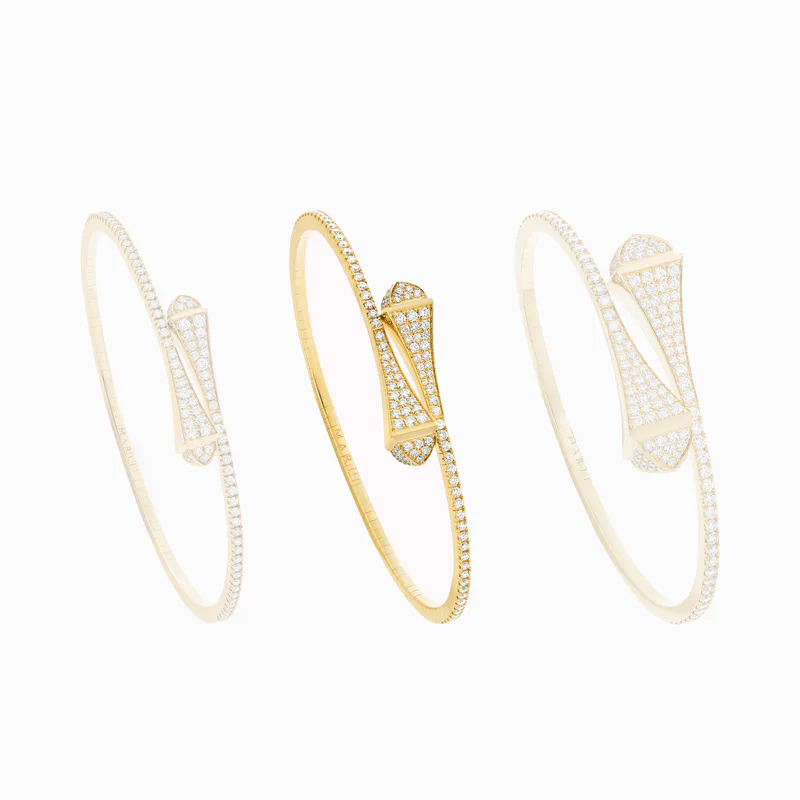 Cleo Full Diamond Midi Slip-On Bracelet