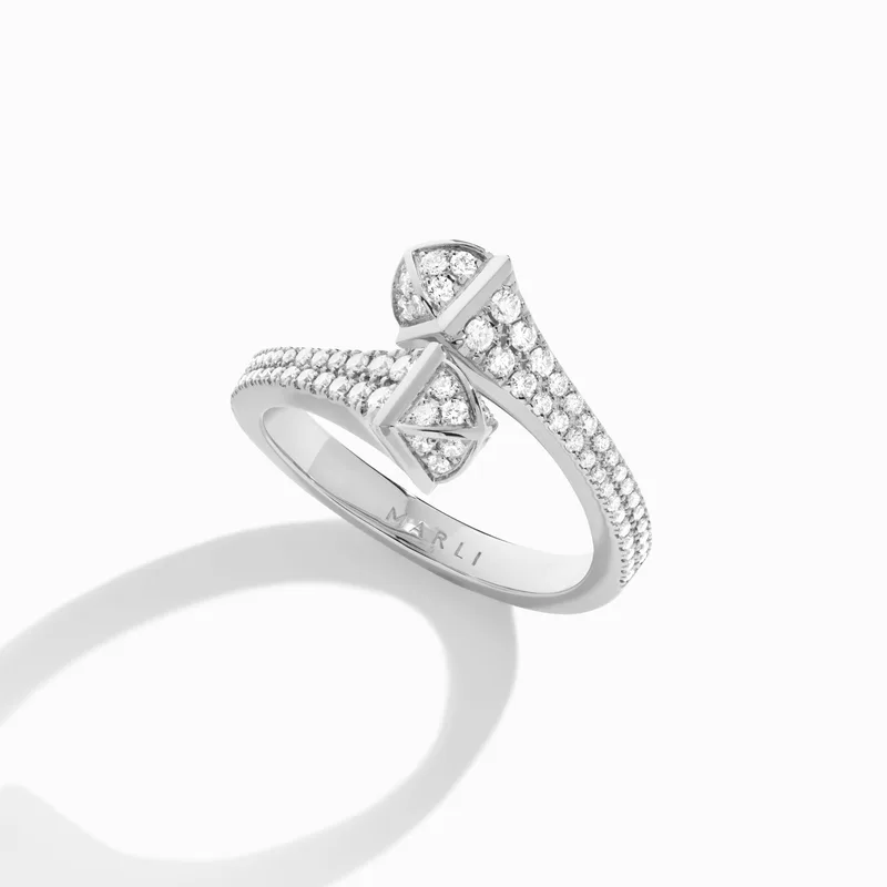 Cleo Full Diamond Slim Ring